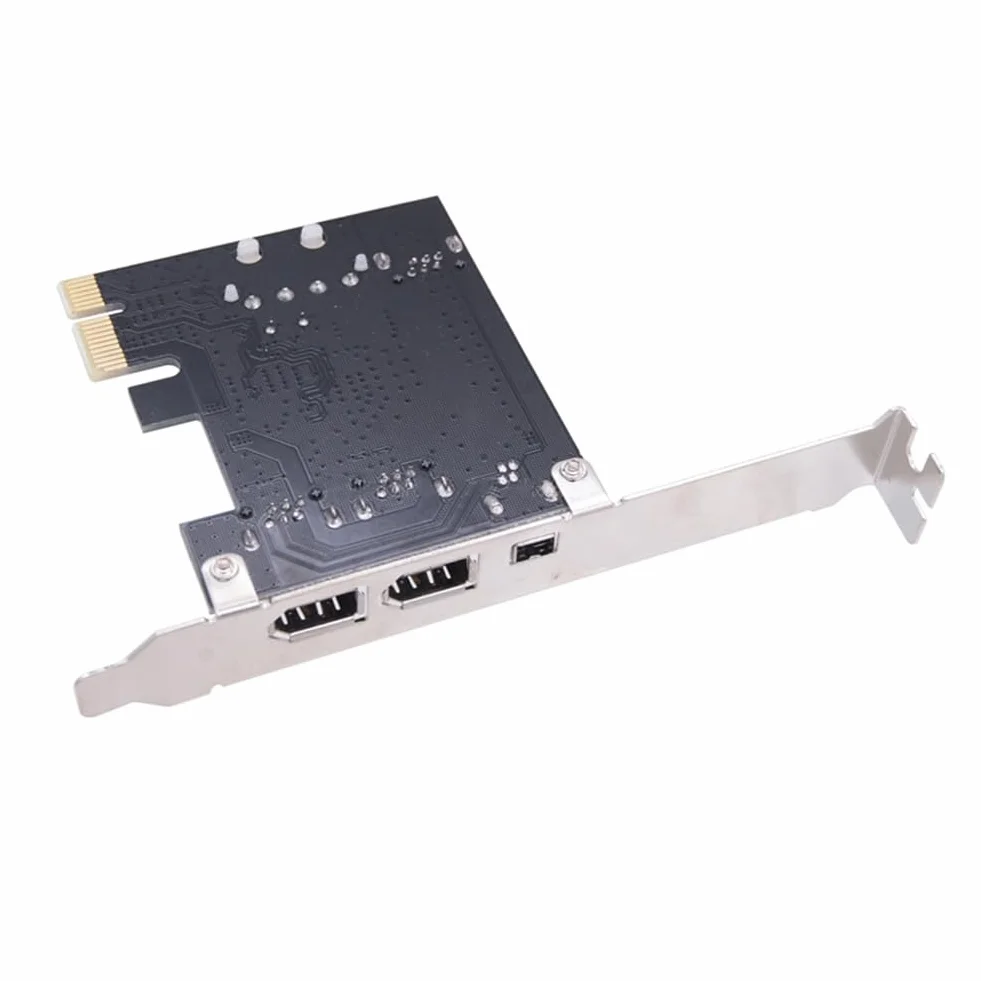Scheda di Acquisizione Video HD DV PCI-e 1 X 1394 A 4 Porte Scheda Firewire 800/400/200/100Mbps Supporta Hot-Swapping per Desktop