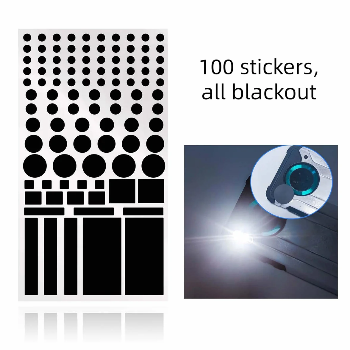 Pellicola Oscurante LED, Adesivo Blocco Luce, Foglio Attenuante Luminosità Dimming Light