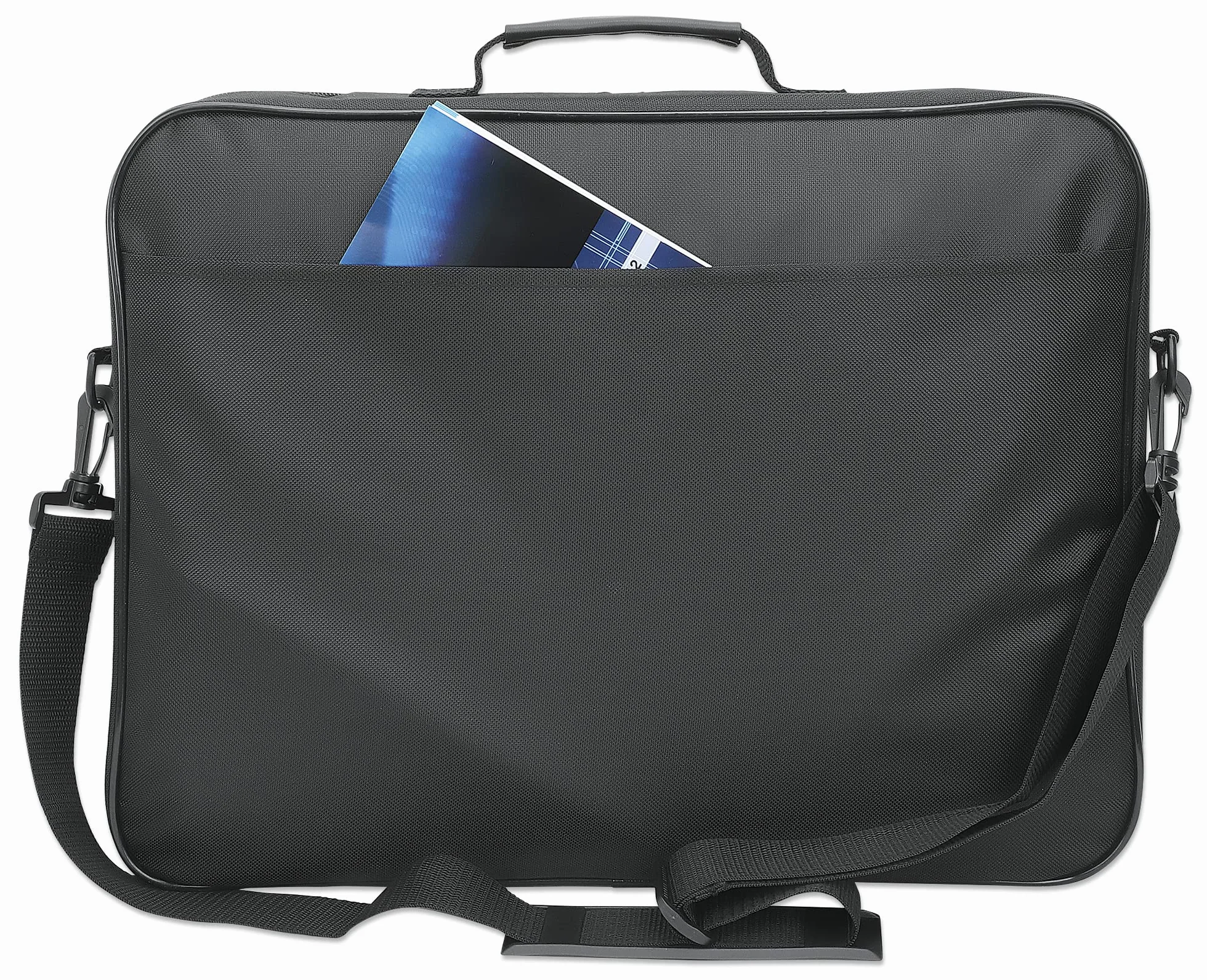 Manhattan Cambridge Clamshell - Borsa da viaggio da 15,6", colore: Nero