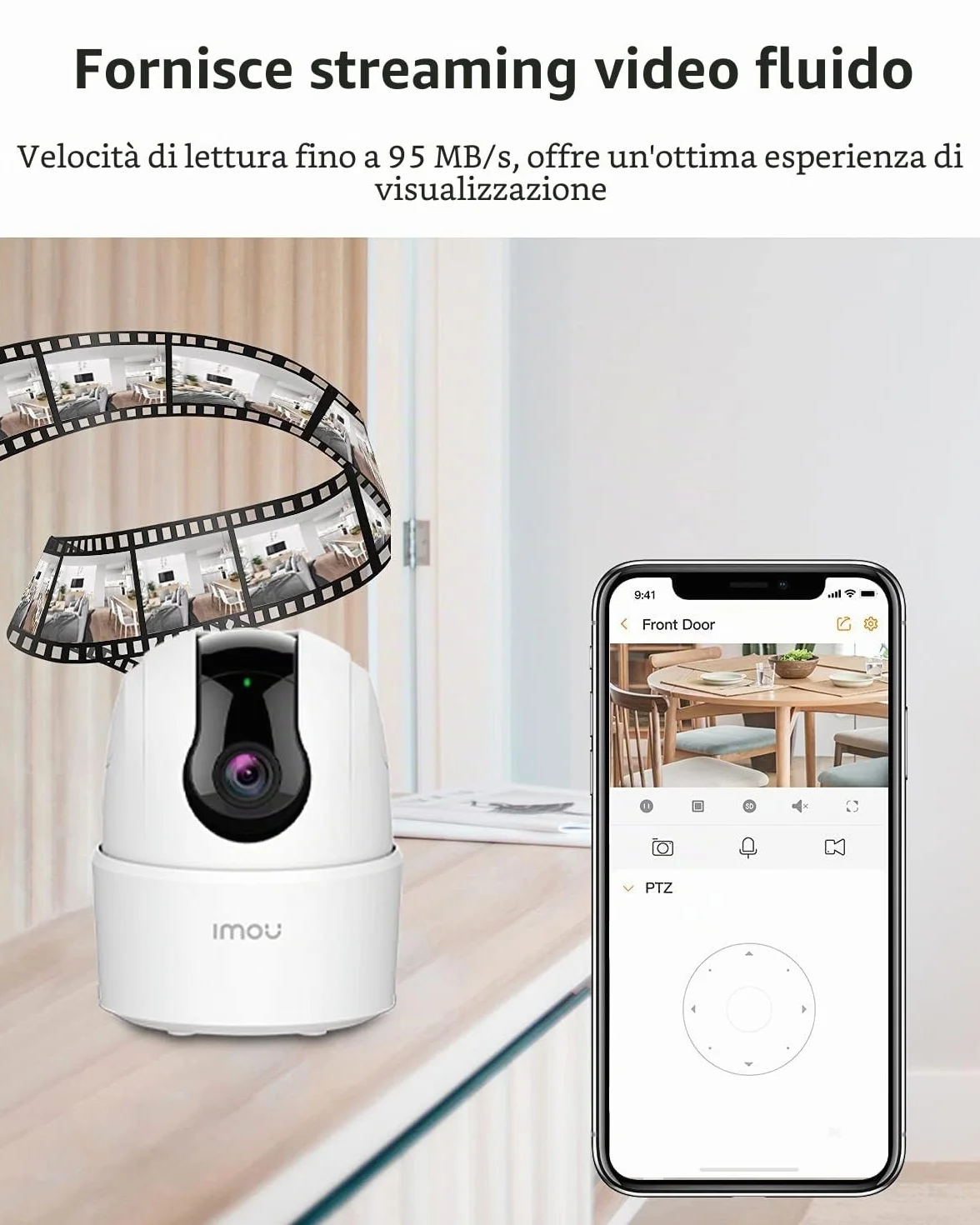 Imou Scheda di Memoria microSDXC 64 GB, fino a 95/25 MB/sec, Classe 10-U1, UHS-I, Micro SD Card per Telefono, Videocamera, Switch, Tablet