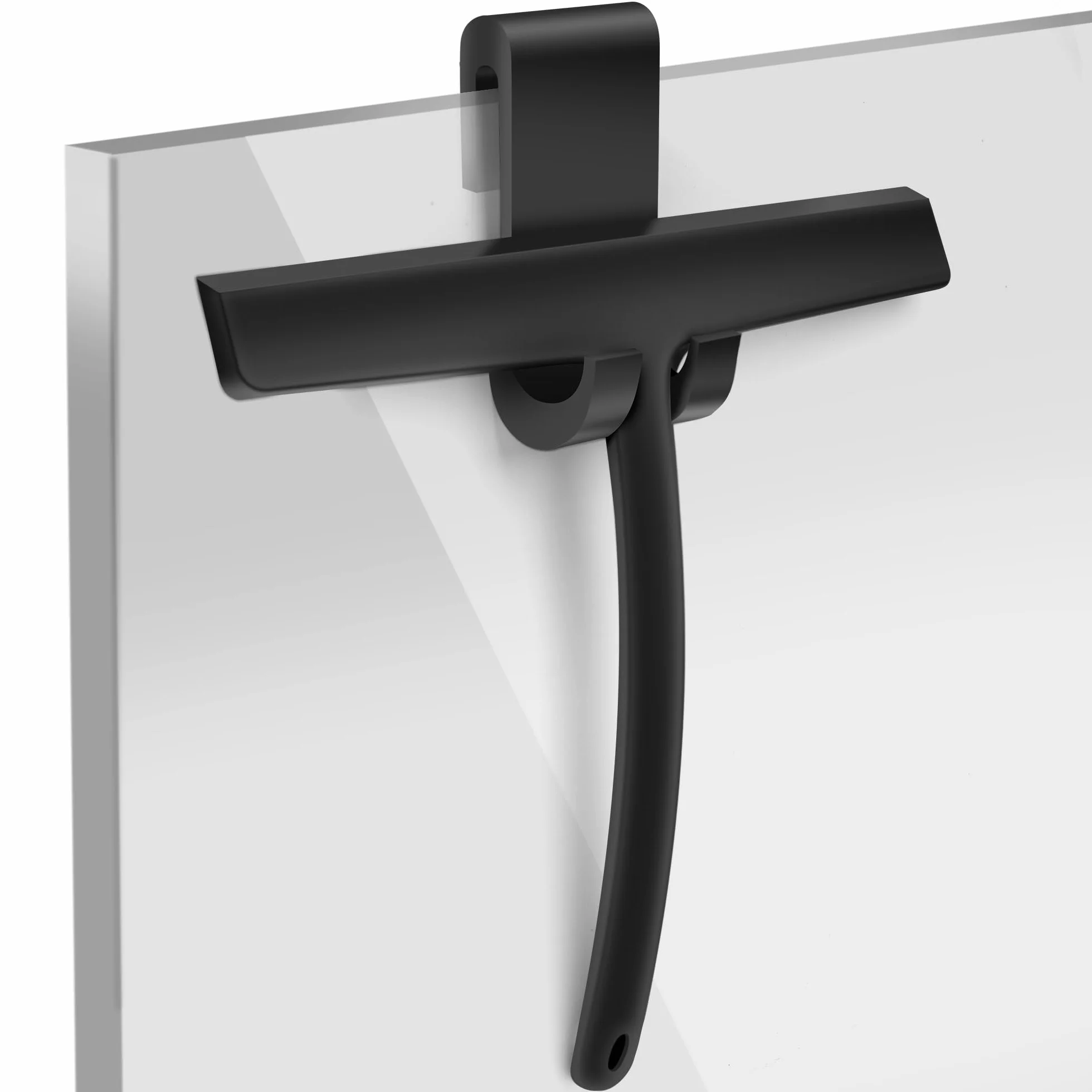 Tergivetro per Doccia in Silicone - Pulisci Vetri, Porte e Finestre - Senza Foratura con Supporto