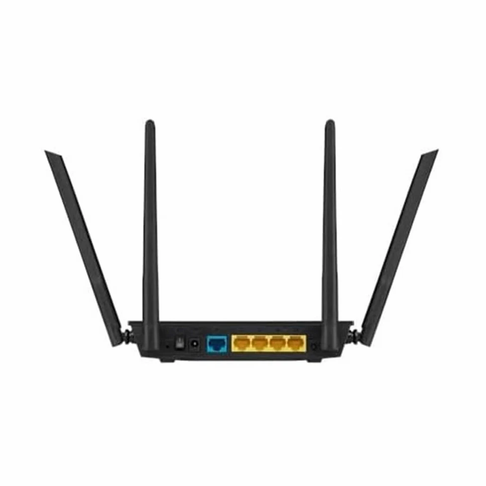 ASUS RT-AC1200 V2, Router a Doppia Banda, Per Modem Operatore e ONT, Nero | Wi-Fi 802.11ac, Velocità di 300 (2,4 GHz) + 867 Mbps (5GHz), Quattro Antenne, Parental Control e ASUS Router App