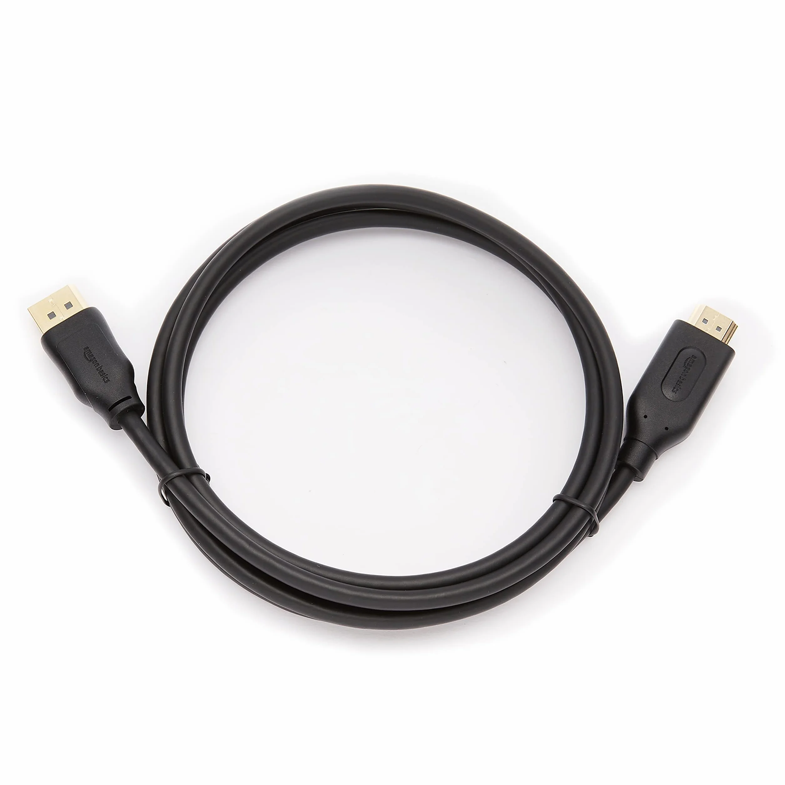 Amazon Basics Cavo DisplayPort a HDMI unidirezionale 4K 30Hz 1080p 1.8m Nero