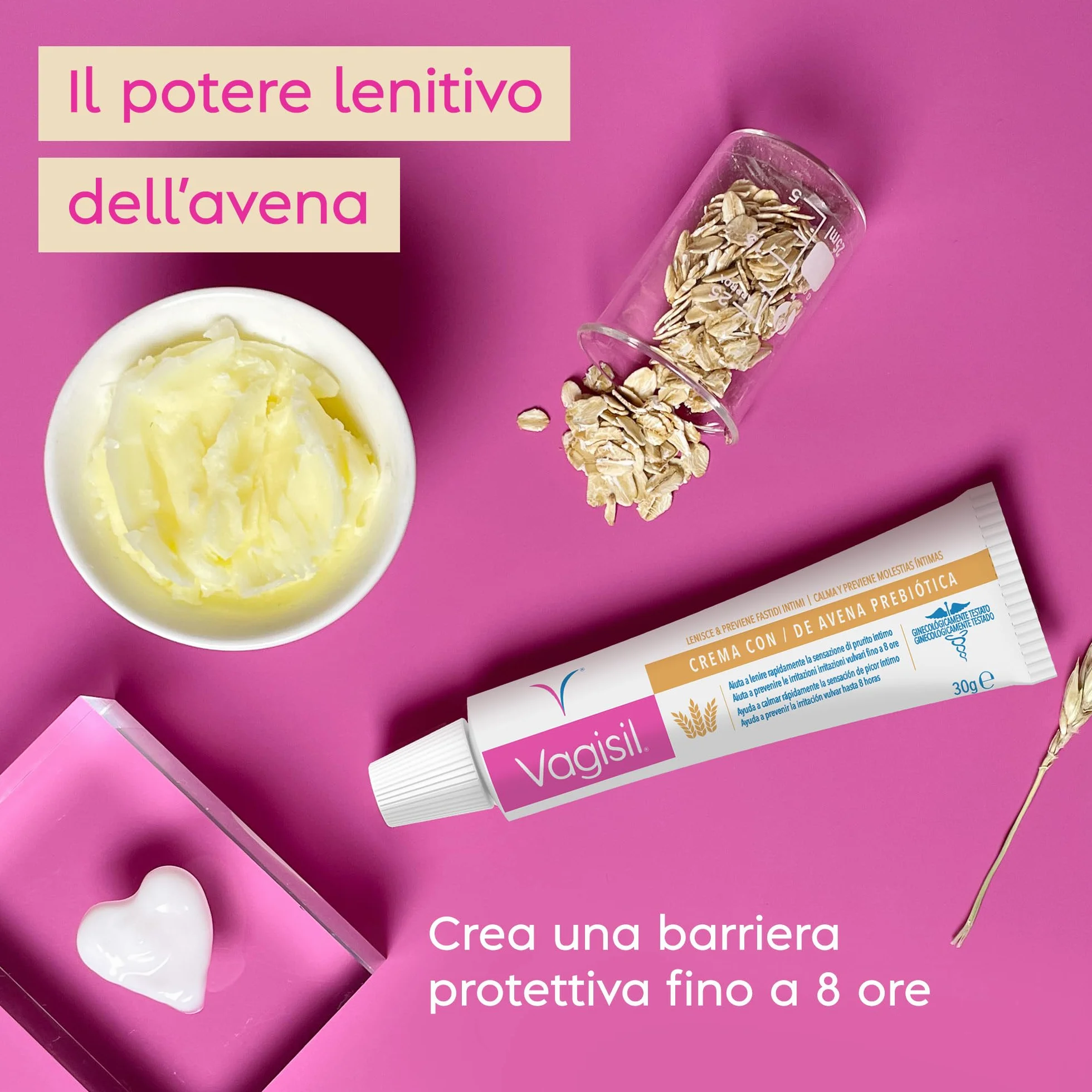 Vagisil Crema Intima Donna Naturale Idratante Lenitiva 30 g