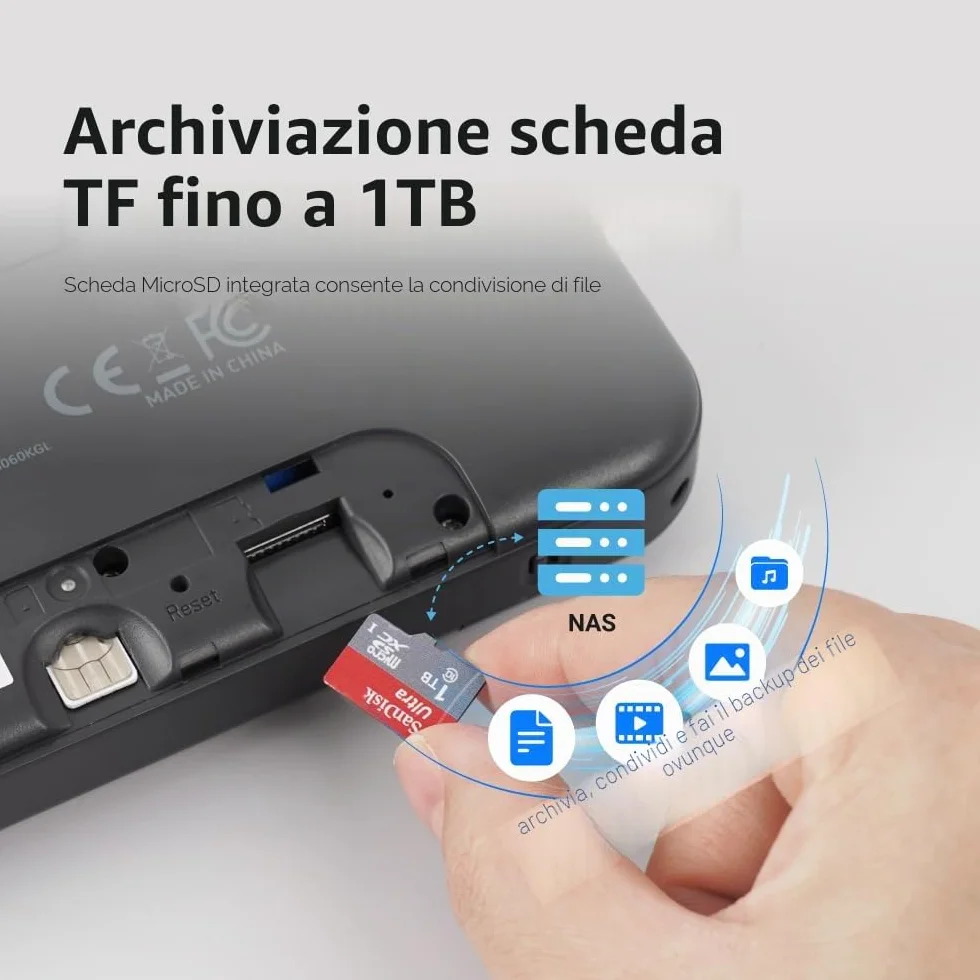 GL.iNet GL-E750V2 MUDI Hotspot Wi-Fi 4G LTE portatile 7000mAh OpenWrt versione globale