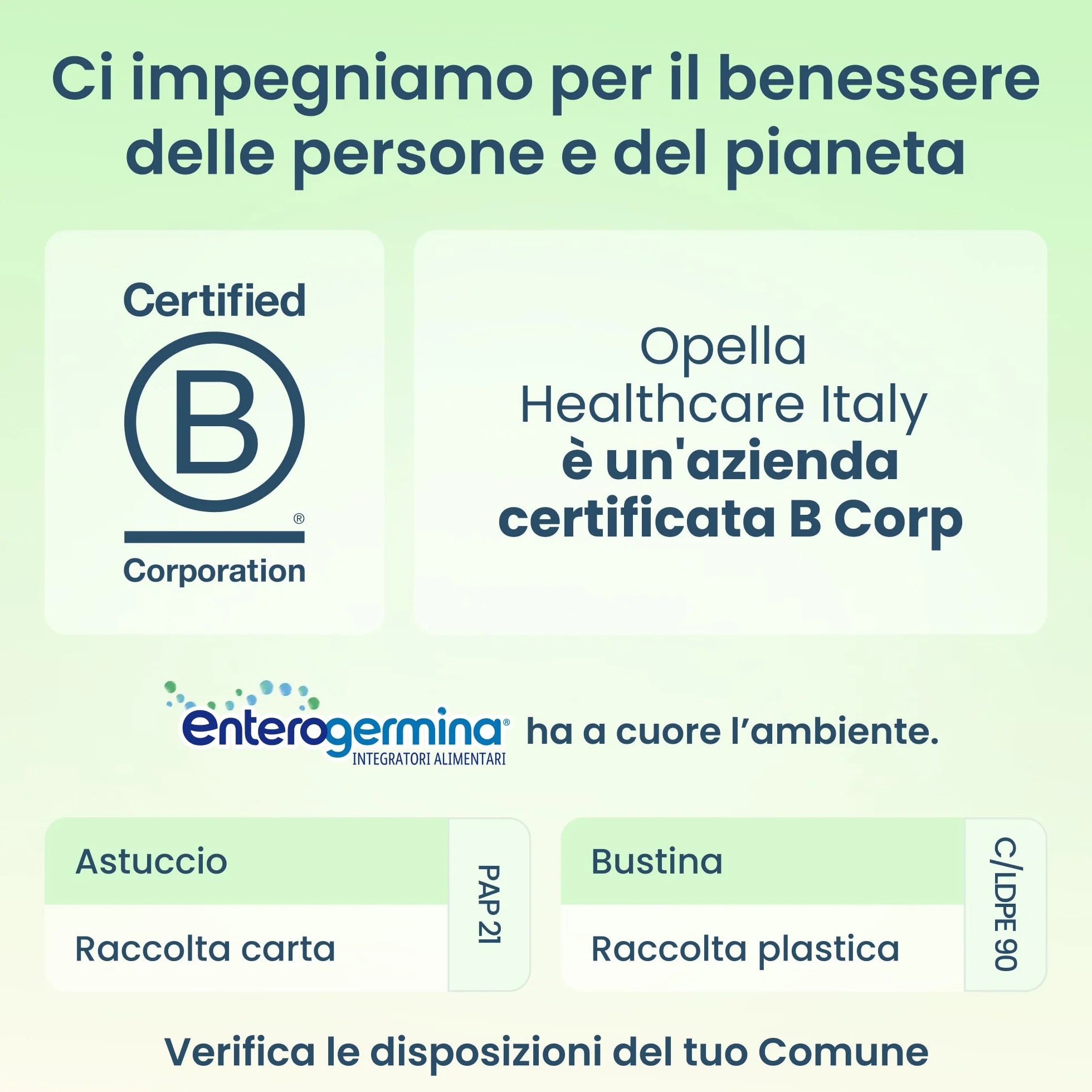 Enterogermina Gonfiore Fermenti Lattici Probiotici Prebiotici Adulti 10 Bustine Gusto Pesca