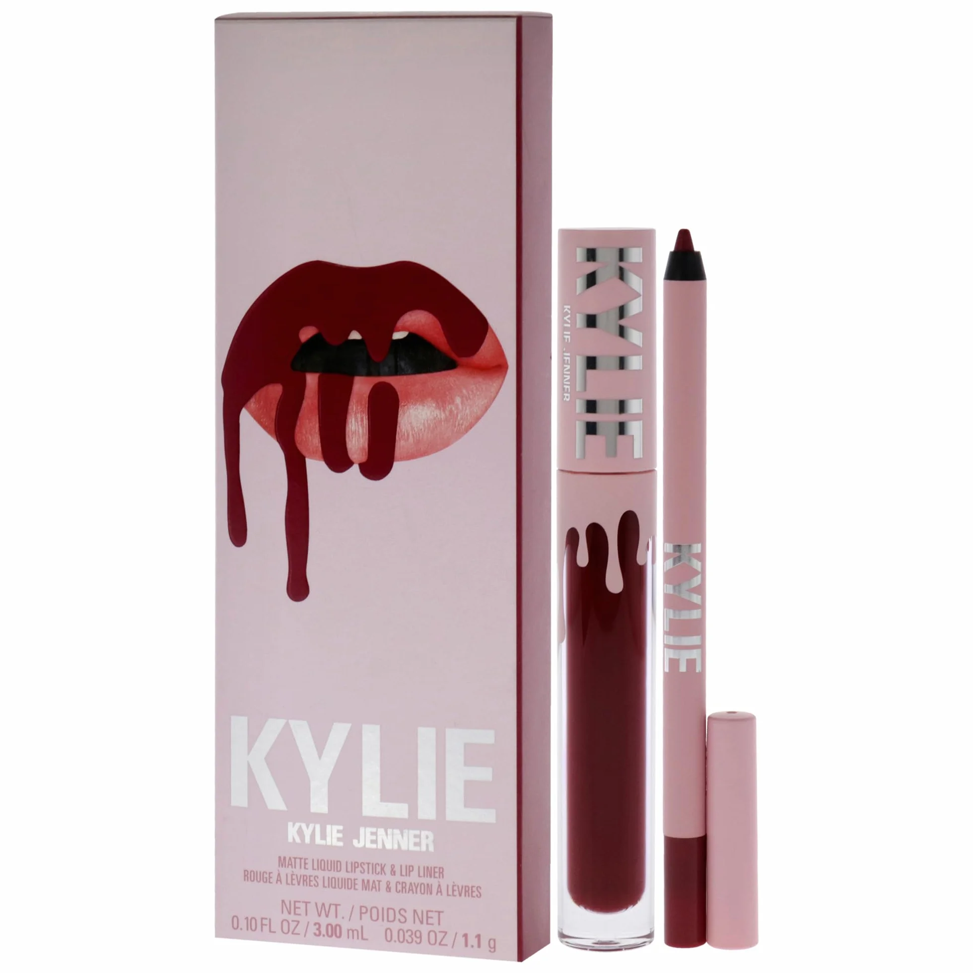 Kylie Cosmetics Matte Lip Kit 3Ml Liquid Lipstick 1.1G Lip Liner Bite Me