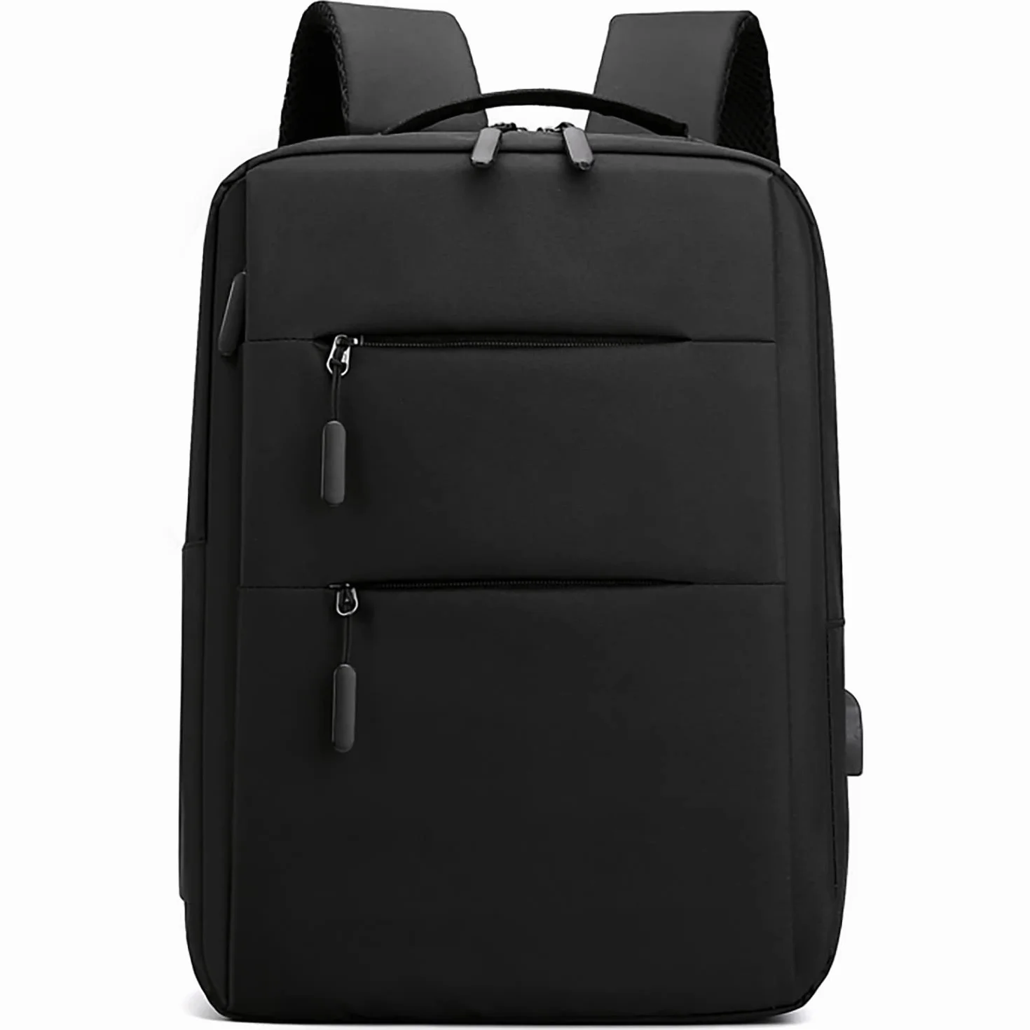 Mixroom - Zaino Porta PC Uomo Laptop Borsa per PC Portatile porta Computer Custodia Notebook 15" Due Tasche Frontali Con Attacco USB Z1