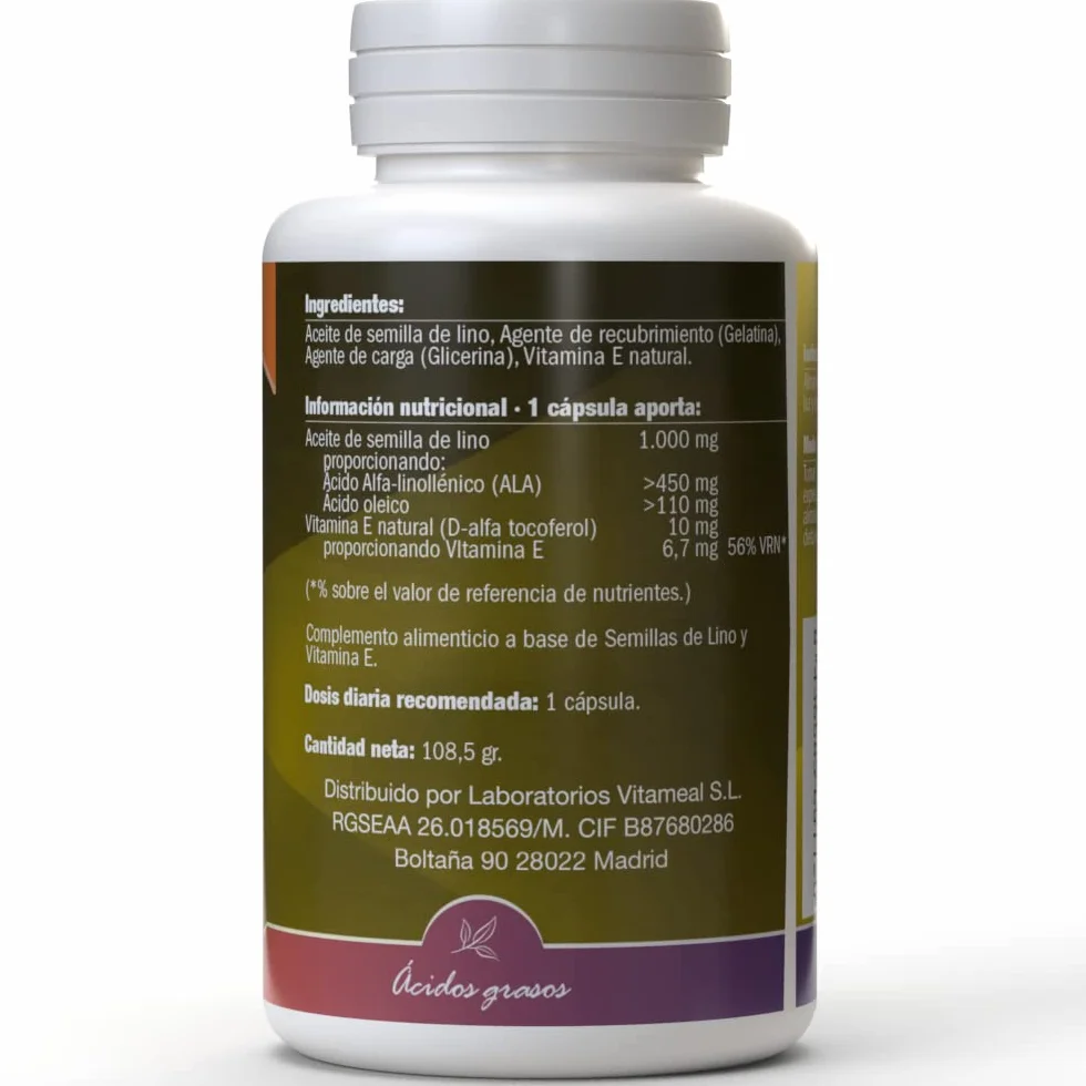 Olio di semi di lino 60 capsule 1000mg