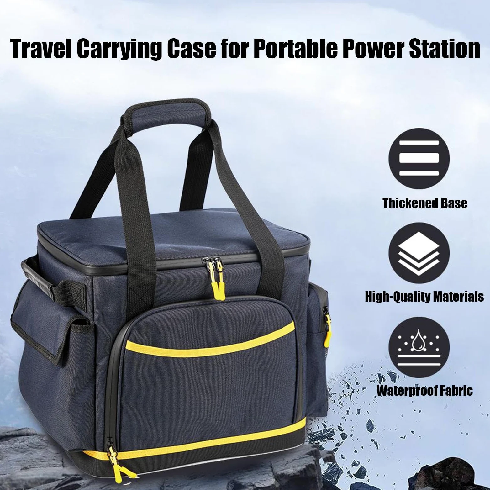 Organizer Cavi Di Ricarica Da Viaggio Tessuto oxford antistatico antiurto | Custodia Impermeabile Per Cavi Di Ricarica Tasche multiple organizer contenitore porta custodia da campeggio outdoor