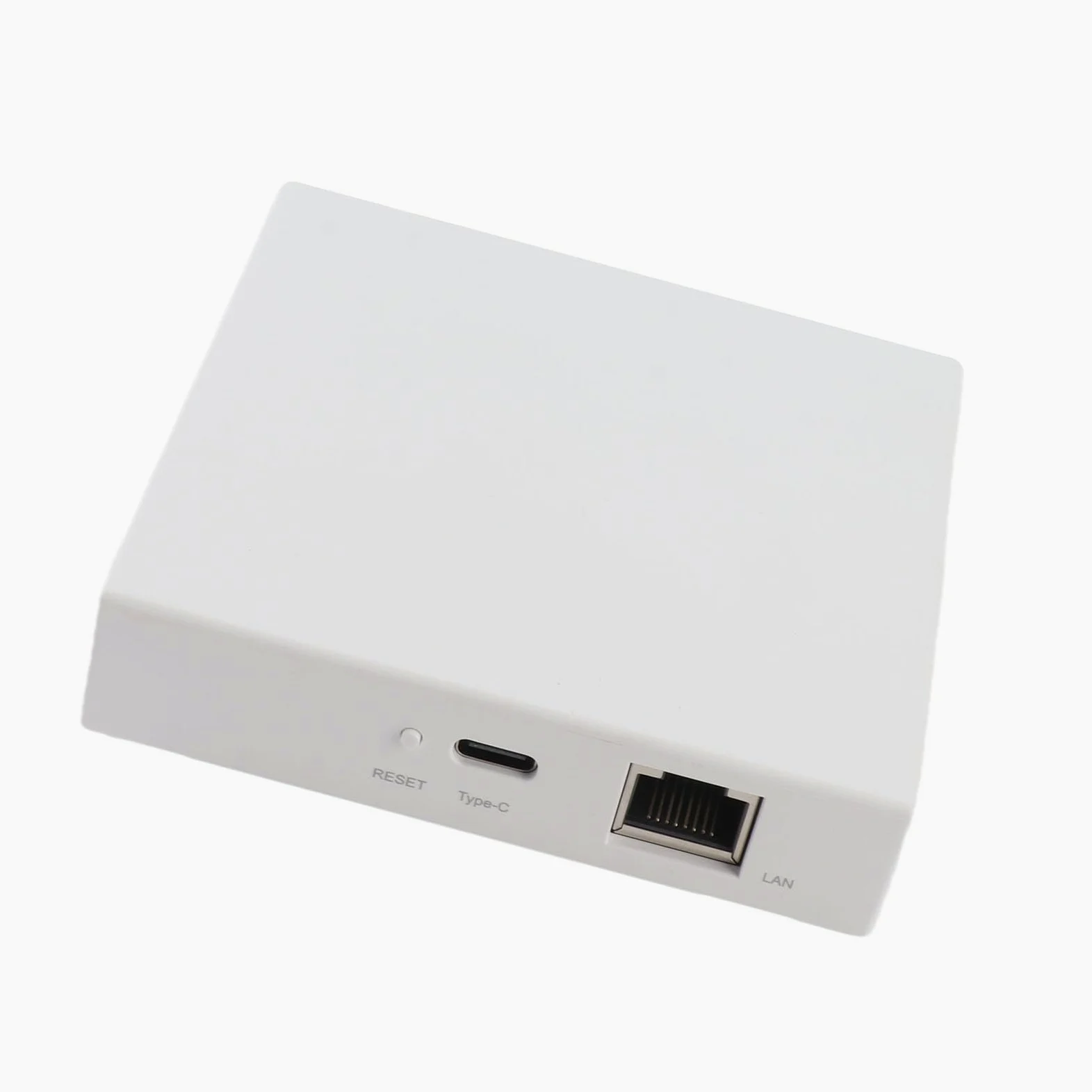Gateway cablato intelligente per hub domestico intelligente Tuya Zigbee con supporto filettatura Matter Alimentatore USB 5V 1A per automazione domestica intelligente ABS 90x90x22mm