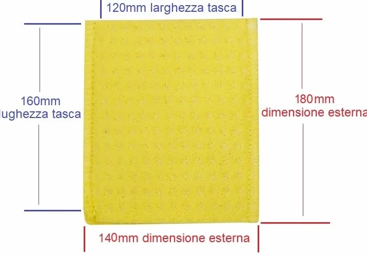 Fiab spugne ionoforesi 120 x 160mm 4 sztuki do tens elektrostymulacja