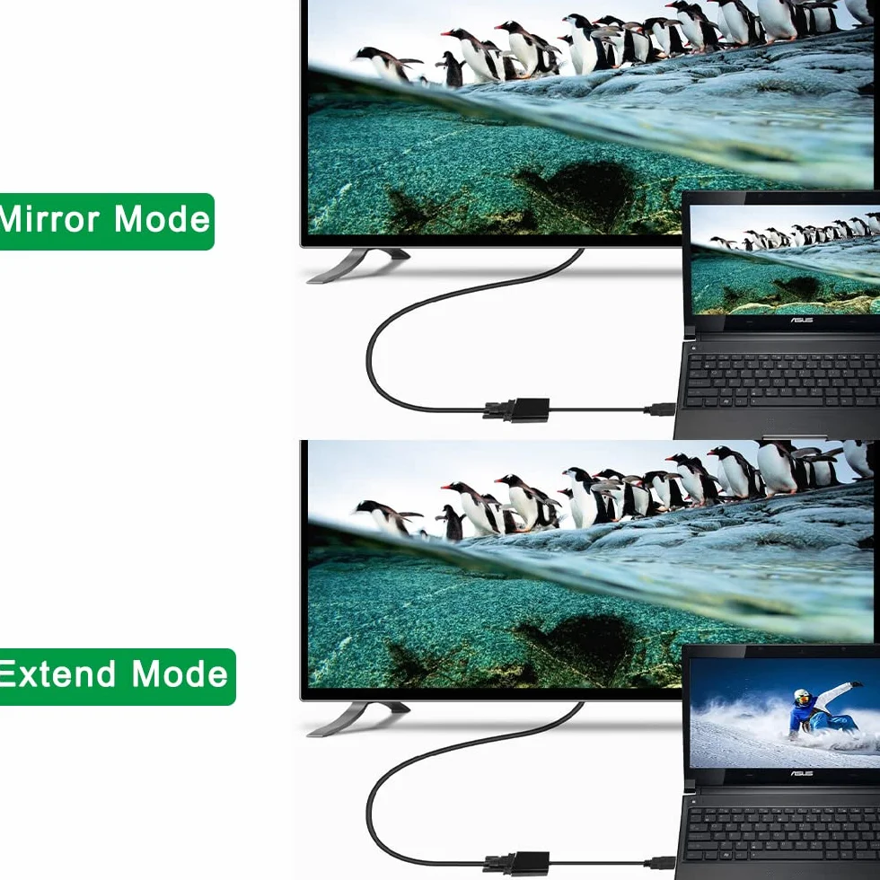Adattatore HDMI a VGA, placcato oro da HDMI a VGA (da maschio a femmina) per computer, desktop, laptop, PC, monitor, proiettore, HDTV, Chromebook, Raspberry Pi, Roku, Xbox e altri 5 pezzi