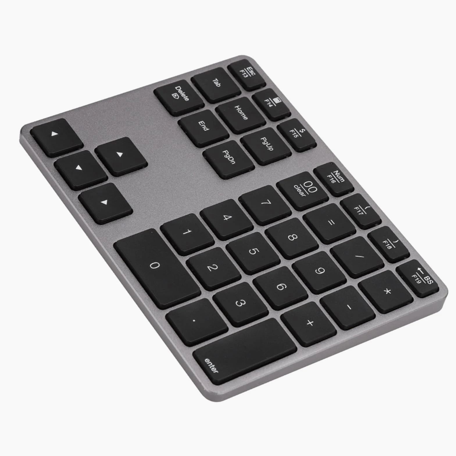 Tastierino numerico, tastiera, tastiera ricaricabile, mini tastiera 5.0 per notebook, per laptop desktop, per(grigio ferro)