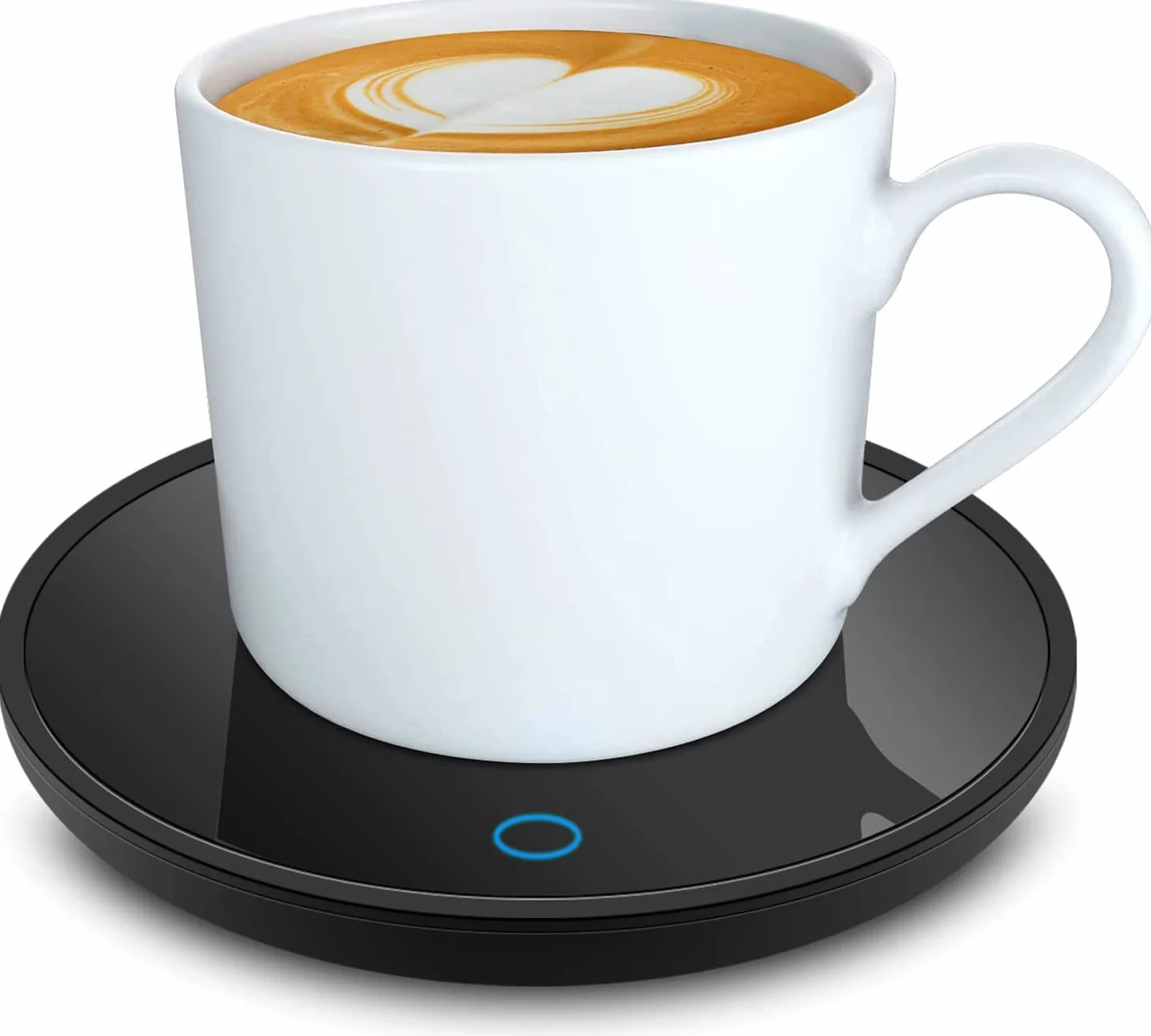 Scaldatazze Elettrico Professionale | Scalda Caffè con Timer | Piastra Riscaldante per Caffè Tè Latte | Scalda Bevande da Ufficio | Scaldino Tazza