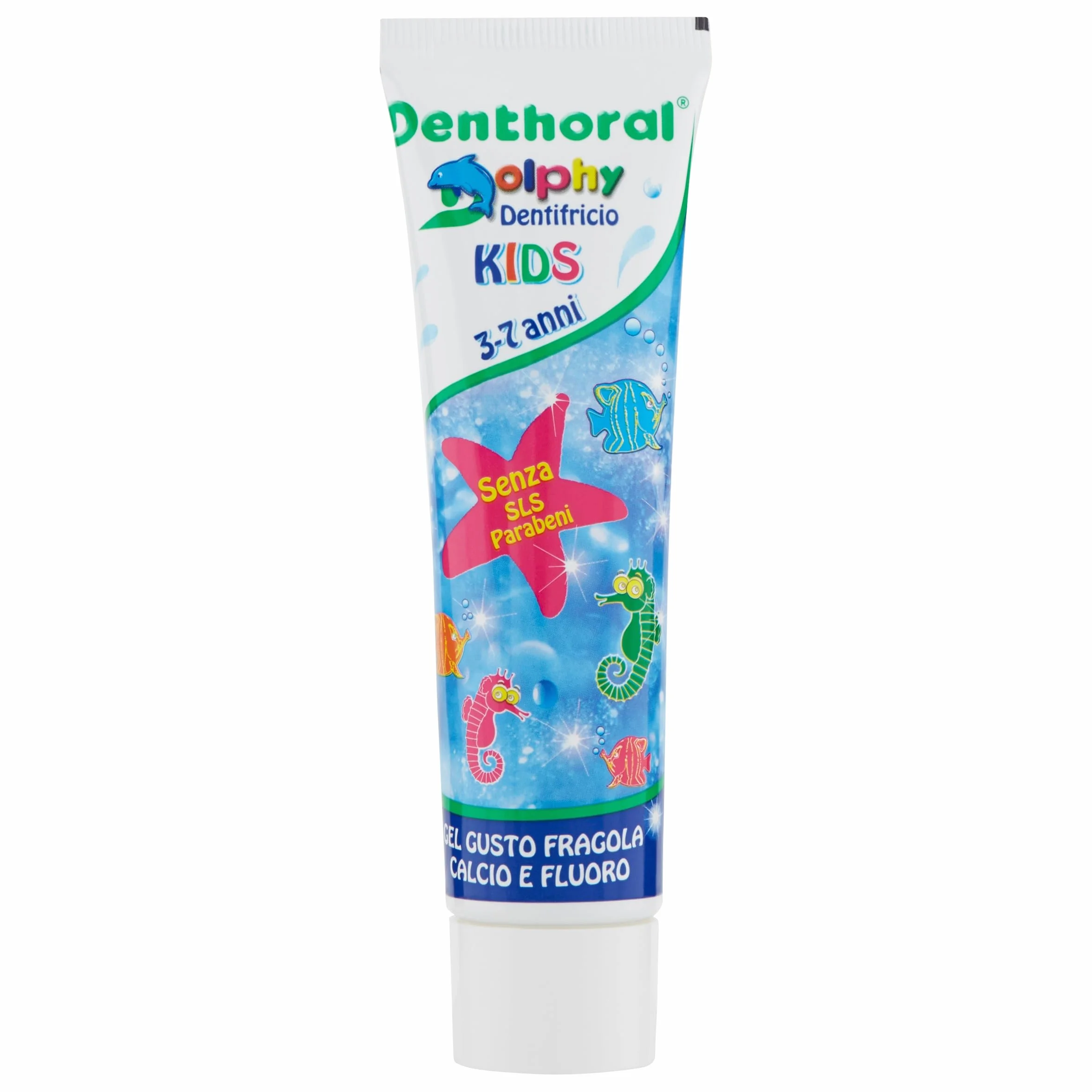 Denthoral Dolphy Dentifricio Gel per Bambini 50ml Fragola