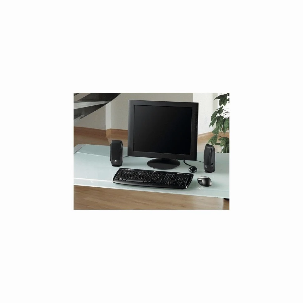 Logitech LGT-S120 Set di Altoparlanti, Modello UK, Nero
