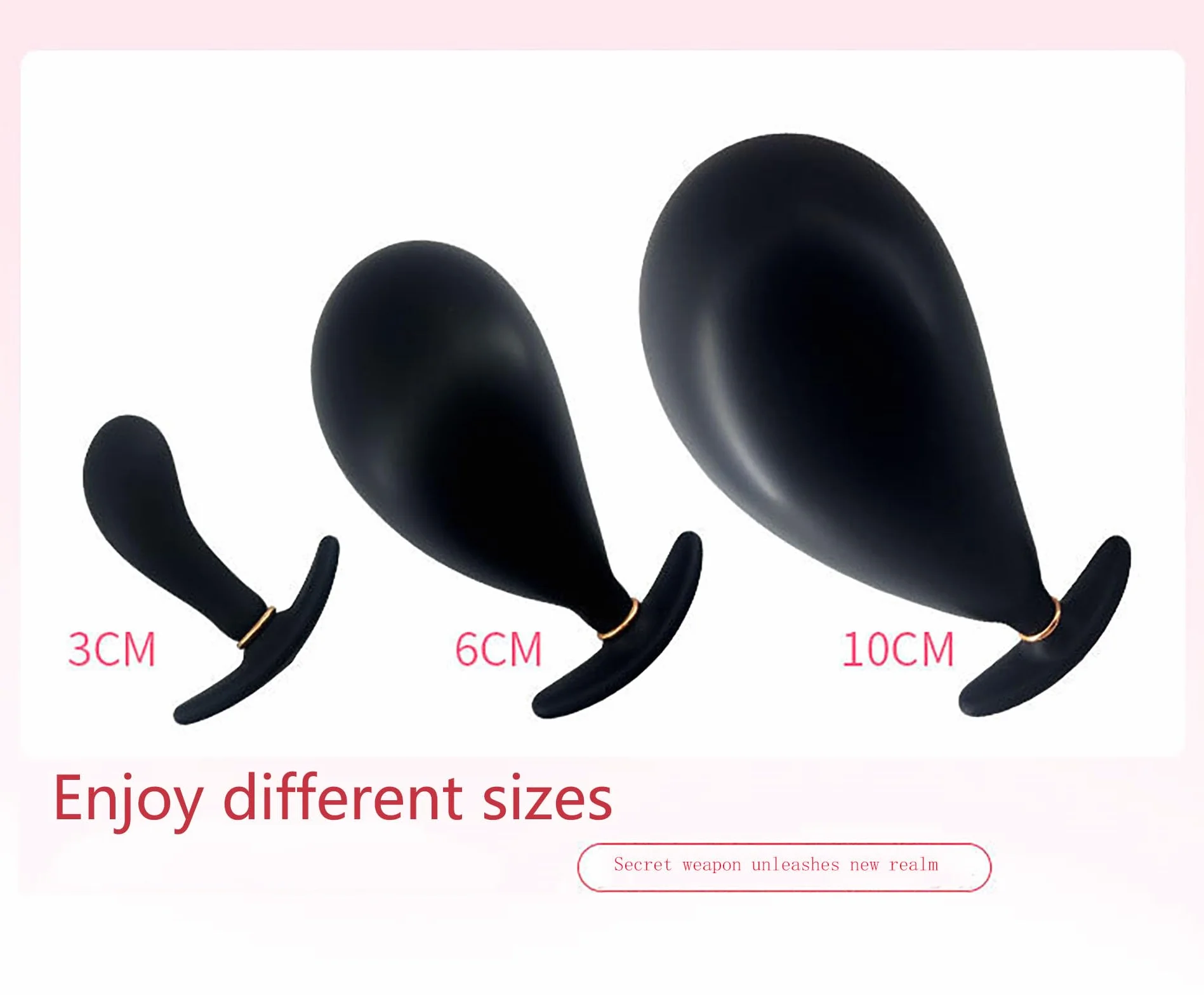 Ball Gag Sex Toys BDSM Kit Bondage Giochi Erotici Uomo Donna (Black)