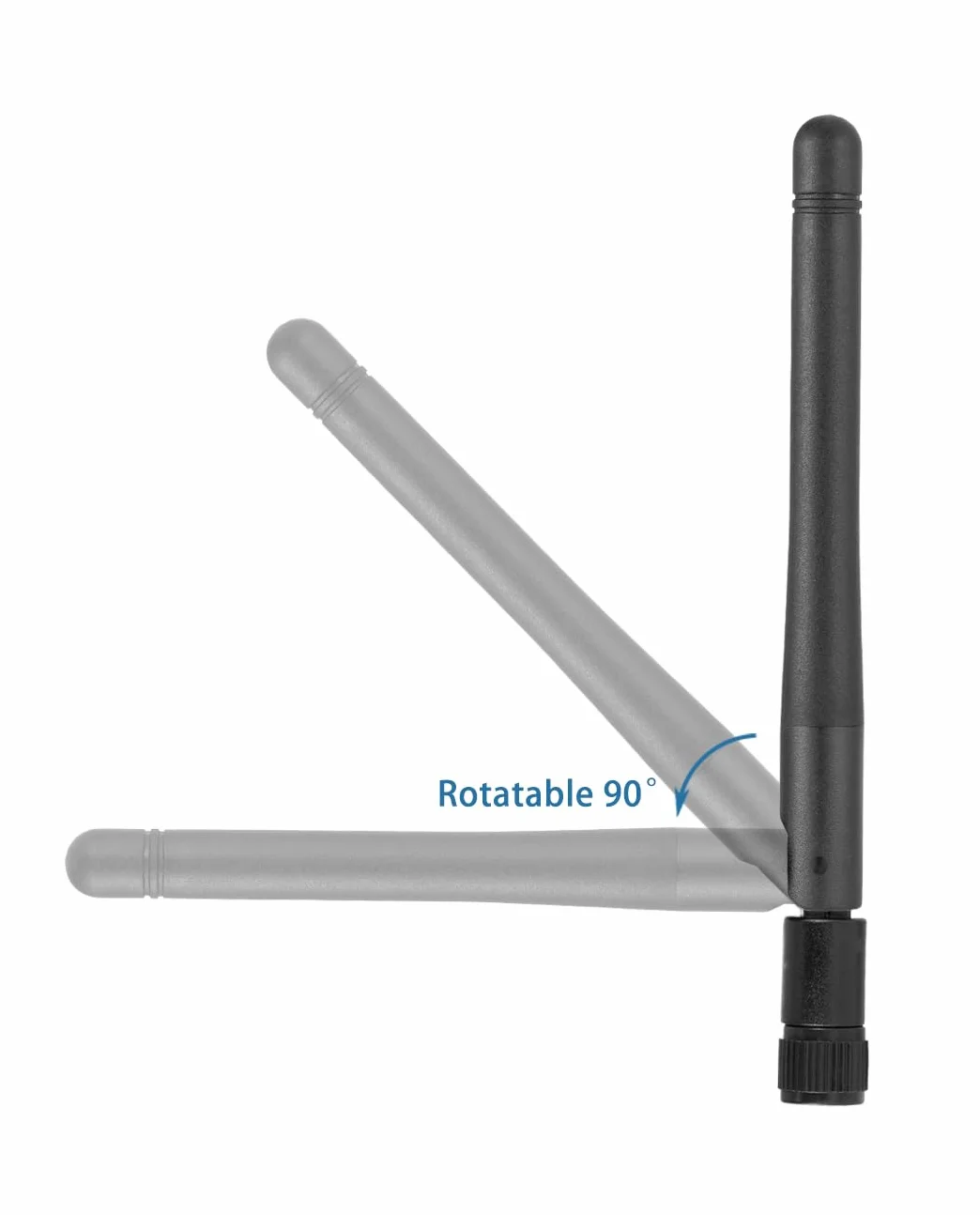 Vecys 2PCS Doppio Banda WiFi Antenna 2.4GHz 5GHz 5.8GHz Antenna 1.5dBi MIMO SMA Maschio Antenna per Router WiFi Scheda LAN Wireless PCIe Scheda Router Monitor Videosorveglianza