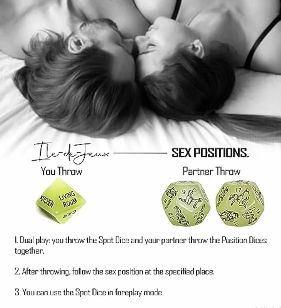 Sex Toy Illumina La Tua Notte Di Divertimento Con 5 Dadi Che Si Illuminano Al Buio