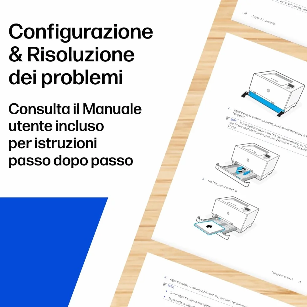 HP LaserJet M110w 7MD66F Stampante Laser A4 Monocromatica, Stampa Fronte e Retro Manuale, 20 ppm, Wi-Fi, Bianca