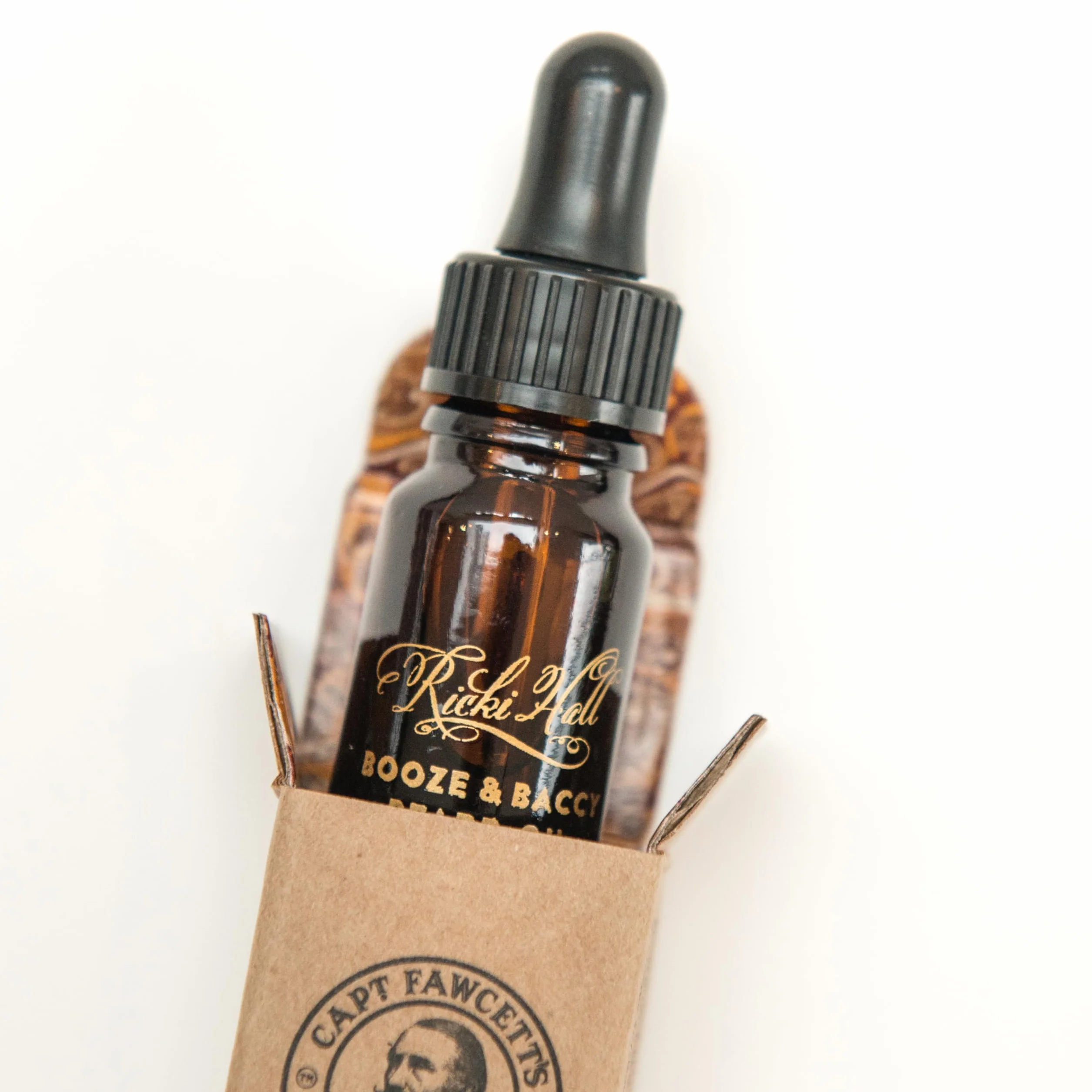 Captain Fawcett Ricki Hall's Booze & Baccy Beard Oil 10ml