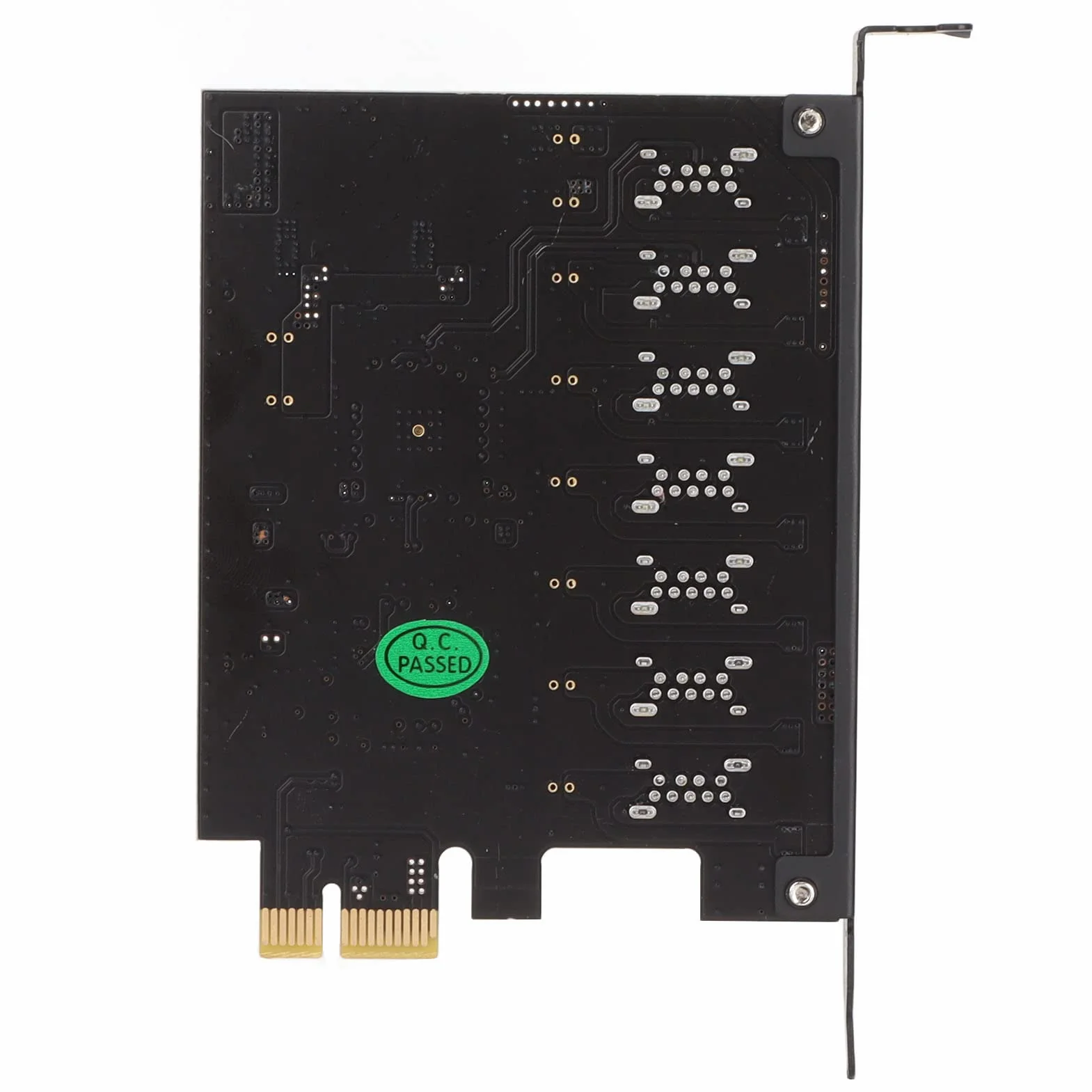 Scheda di Espansione PCIE a 7 Porte, Scheda di Espansione PCIe Ad Alta velocità da 5 Gbps a USB 3.2 per Scheda Host PC Desktop, Supporto per 11/10/8/7/XP e Linux