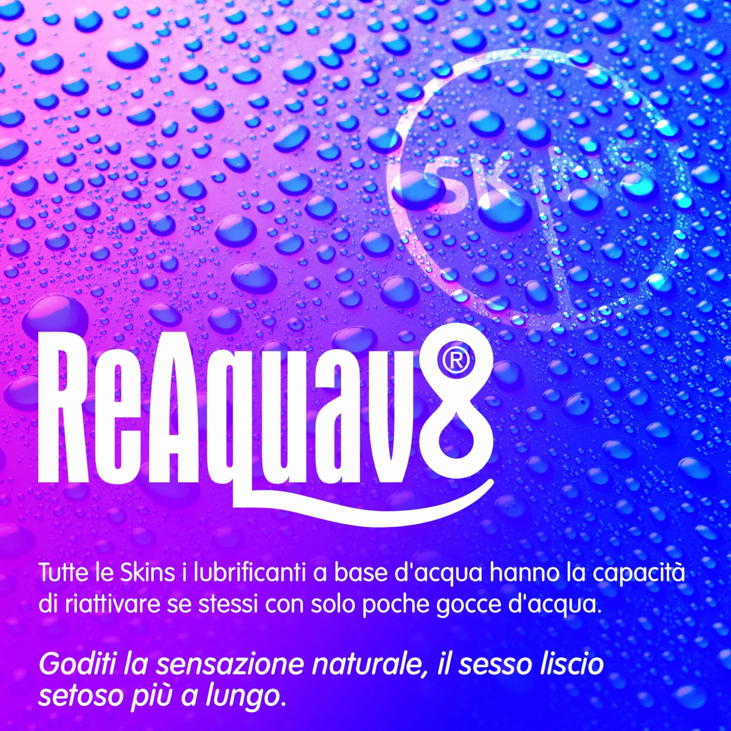 Skins 3X Lubrificanti Acquosi Aromatizzati Edibile Acqua di Melone Fragola Mango Passiflora