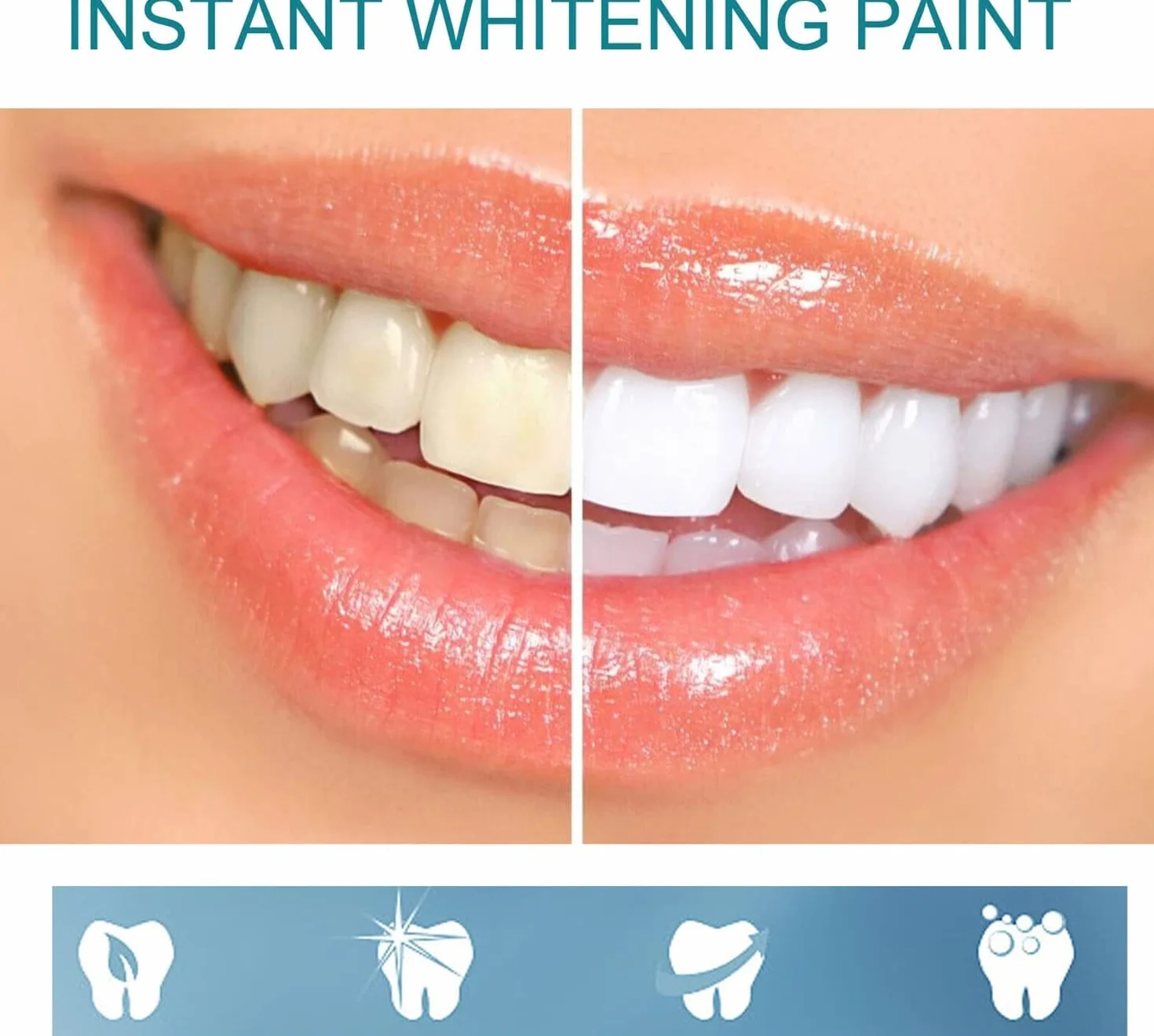 Tooth Polish Uptight Teeth Whitening Paint 15 ml 2 Pezzi