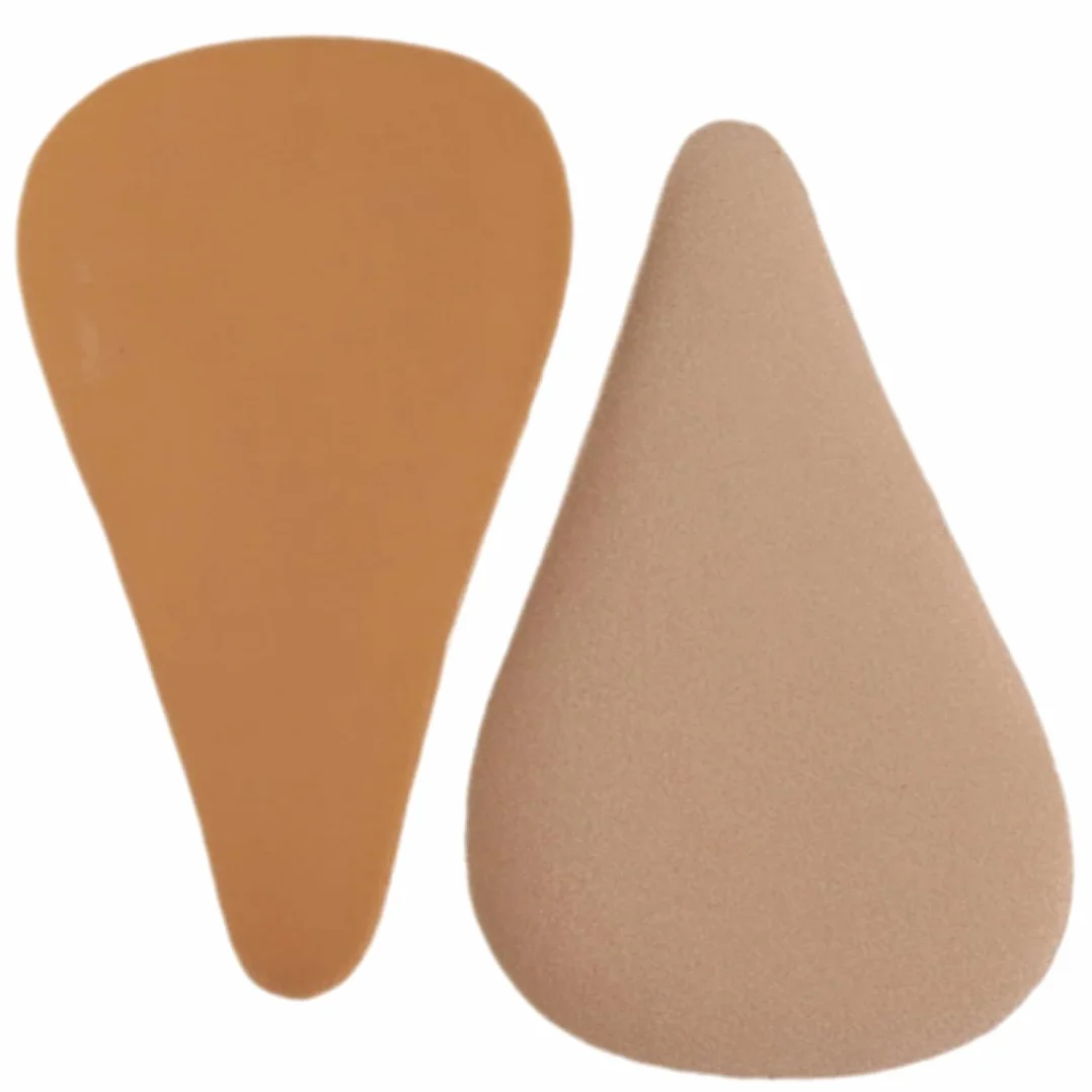 Camel Toe Correttore 2 Pezzi in Silicone, Anti Cameltoe Slip per Leggings e Jeans (Marrone)
