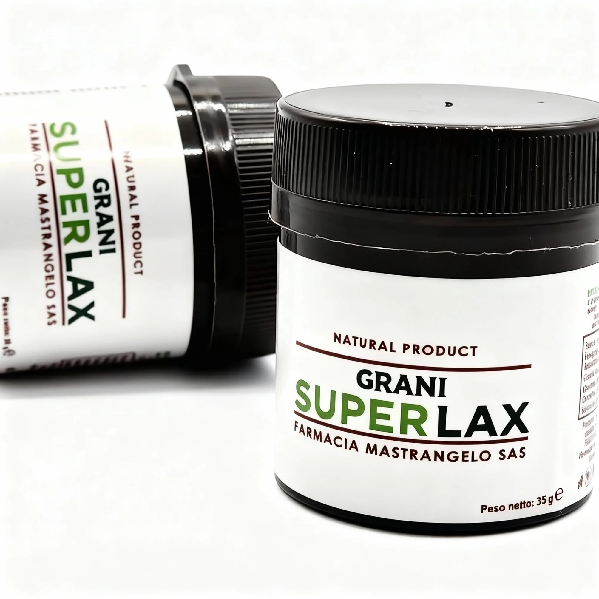 Integratore Alimentare Grani Superlax per Regolare il Transito Intestinale, Confezione da 2 Pezzi