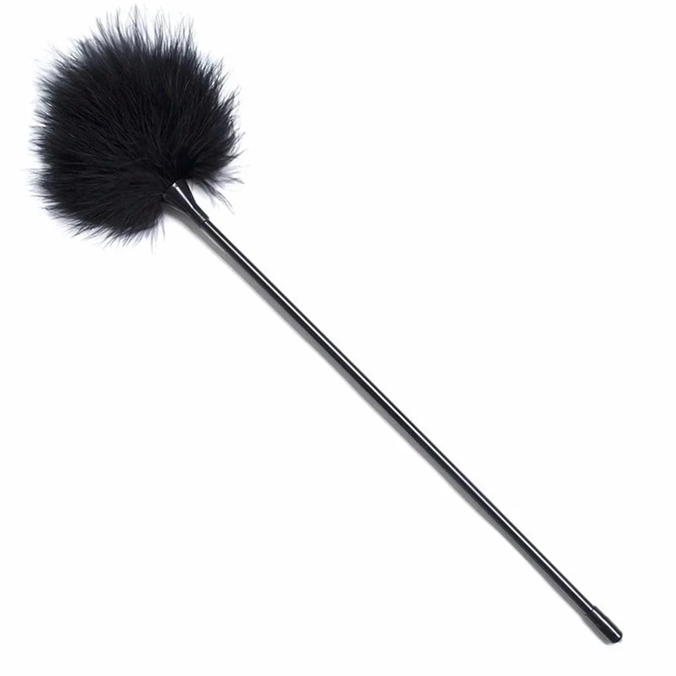 Pagaia Lunga da Solletico in Silicone con Piume per Coppie