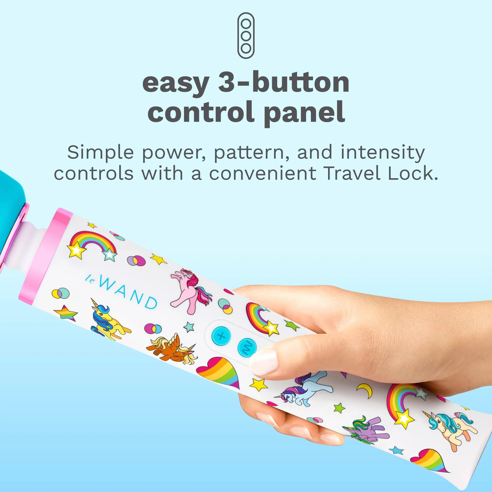 Le Wand Unicorn Wand Special Edition Set Multicolor 33,5 cm
