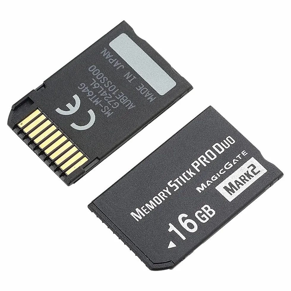 Scheda di memoria Memeory Stick Pro Duo (Mark2) ad alta velocità da 16 GB, compatibile con Sony PSP1000, 2000, 3000