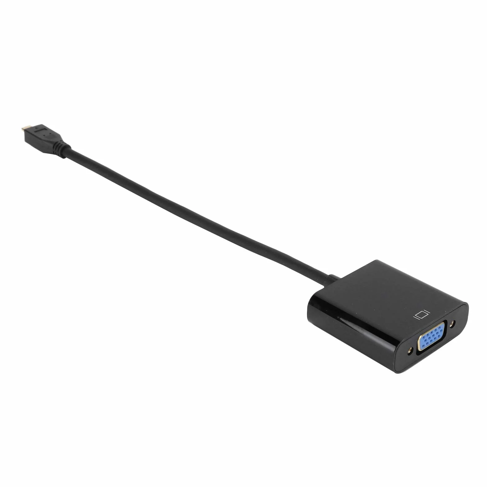 Adattatore convertitore Video da Micro a VGA, Adattatore Video da Micro a VGA, Rame Privo di Ossigeno per Raspberry Pi 4 Convertitore Vga Esclusivo Raspberry Pi 4B(Micro HDMI to VGA)