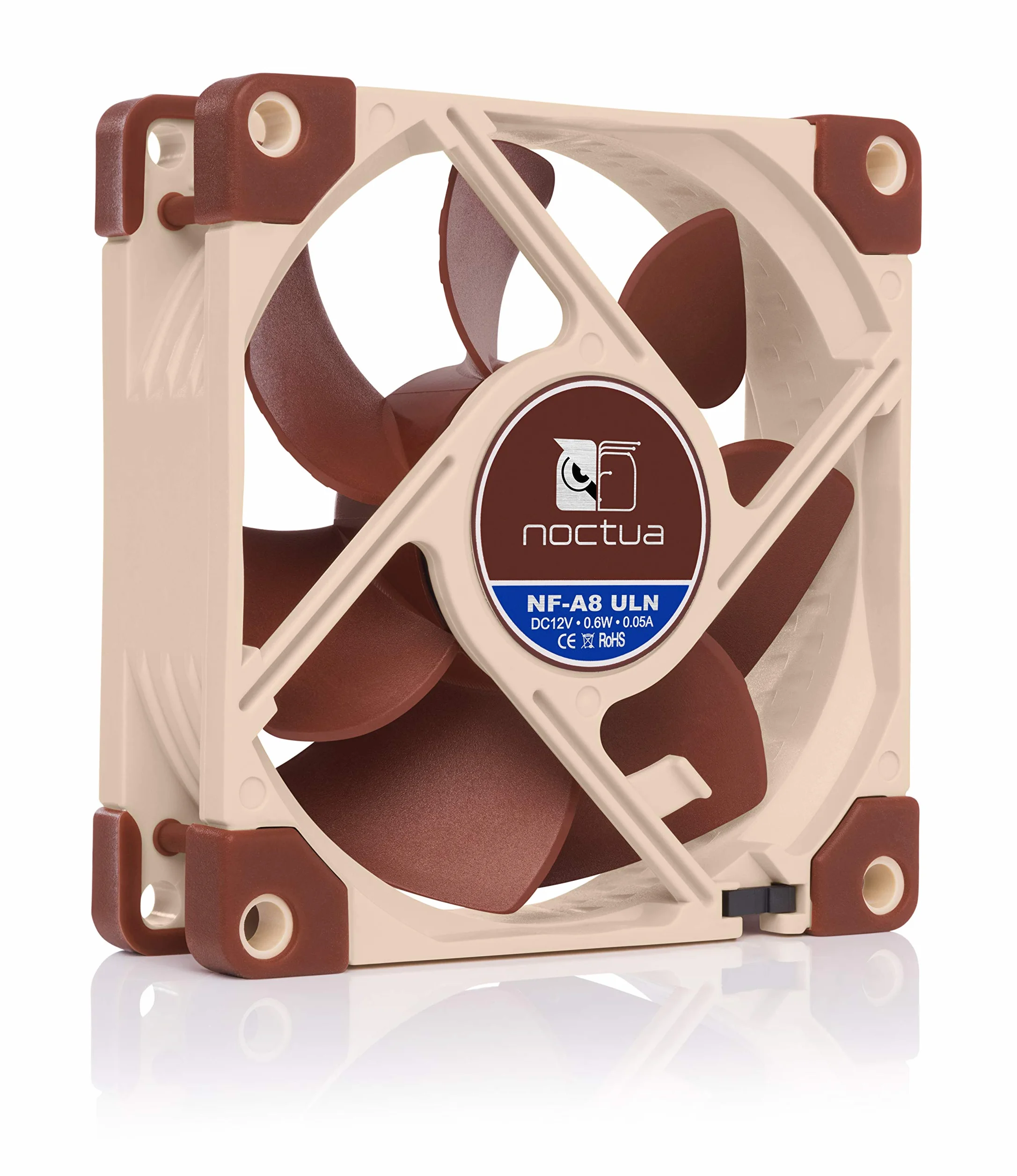 Noctua NF-A8 ULN Ventola Ultra Silenziosa 80 mm 3-Pin Marrone