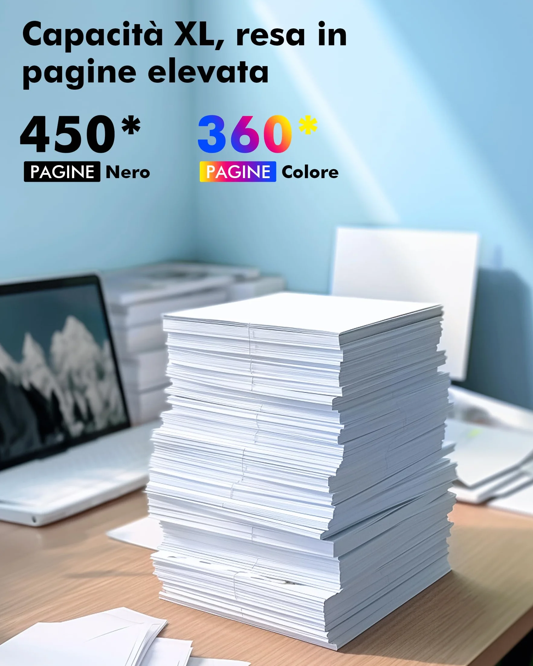 304XL Nero e Colore 304 XL Cartucce d'inchiostro Rigenerato per HP 304 XL Nero e Colore per HP DeskJet 2600 2620 2630 3700 3720 3730 3750 3760 3762 3764 Envy 5000 5010 5020 5030 5032 (2-Pack)