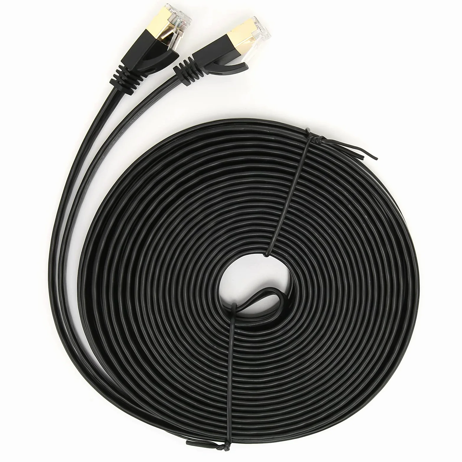 ViaGasaFamido Cavo Ethernet CAT7, Cavo LAN Ad Alta velocità da 10 Gbps per Carichi Pesanti, Connettore RJ45 Placcato Oro da 600 Mhz per Giochi su Router (#8)