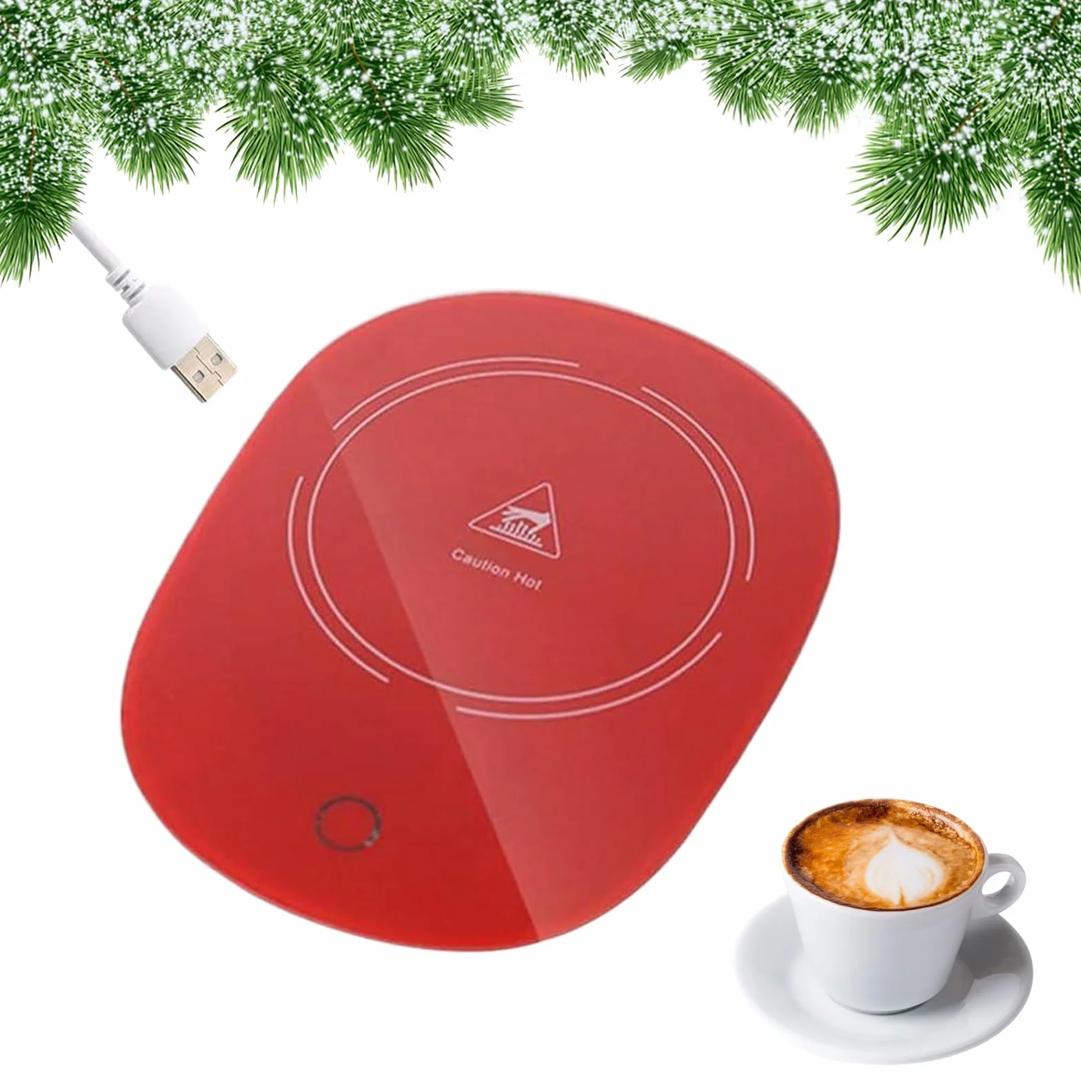 Scalda Tazza USB,Scalda Tazza,Scalda Bevande,Scaldatazze da Caffè,Sottobicchiere Elettrico,Scalda Tazza,Scrivania Beverage Warmer
