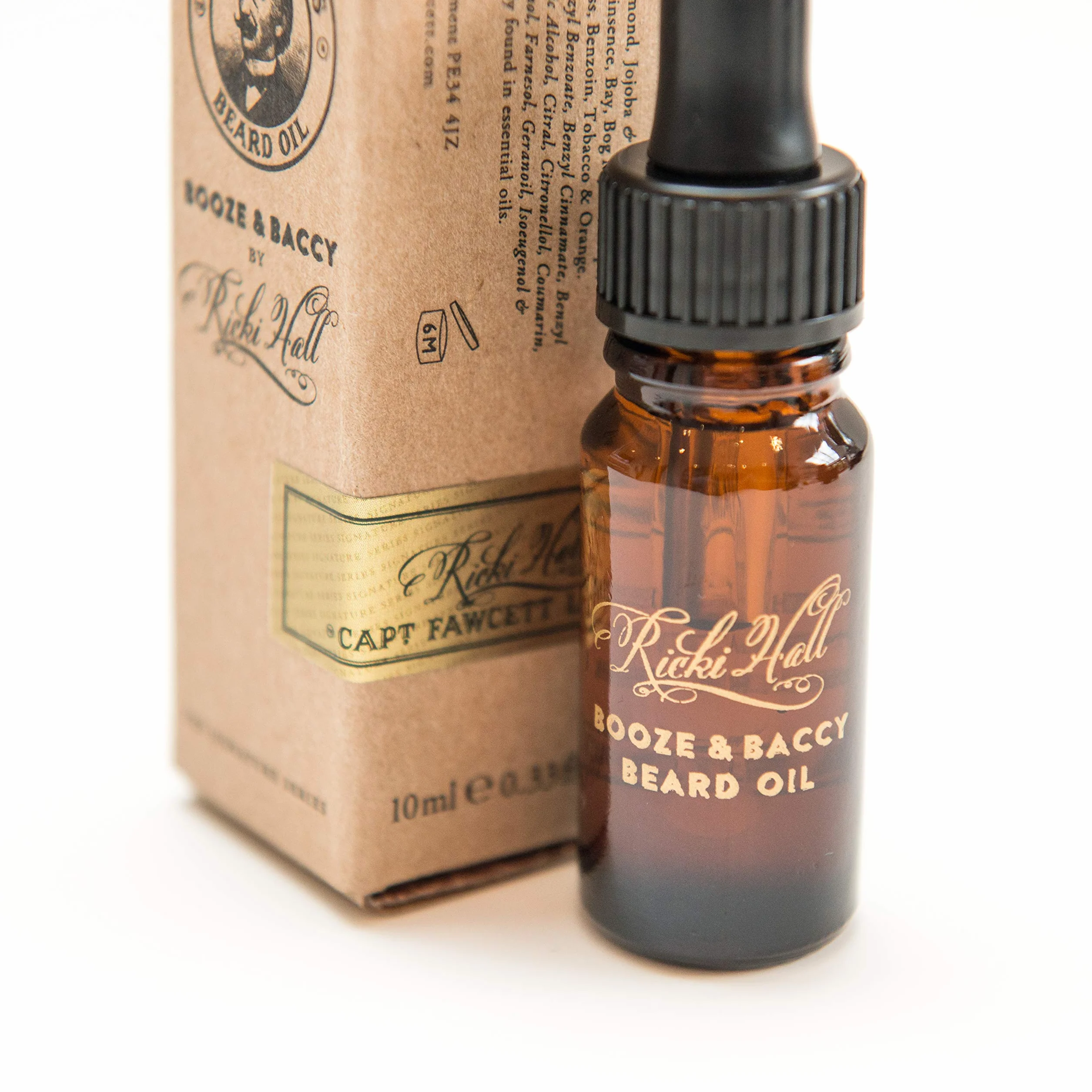 Captain Fawcett Ricki Hall's Booze & Baccy Beard Oil 10ml
