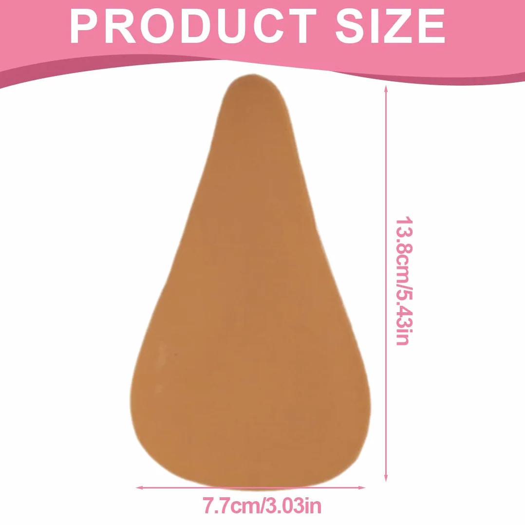 Camel Toe Correttore 2 Pezzi in Silicone, Anti Cameltoe Slip per Leggings e Jeans (Marrone)