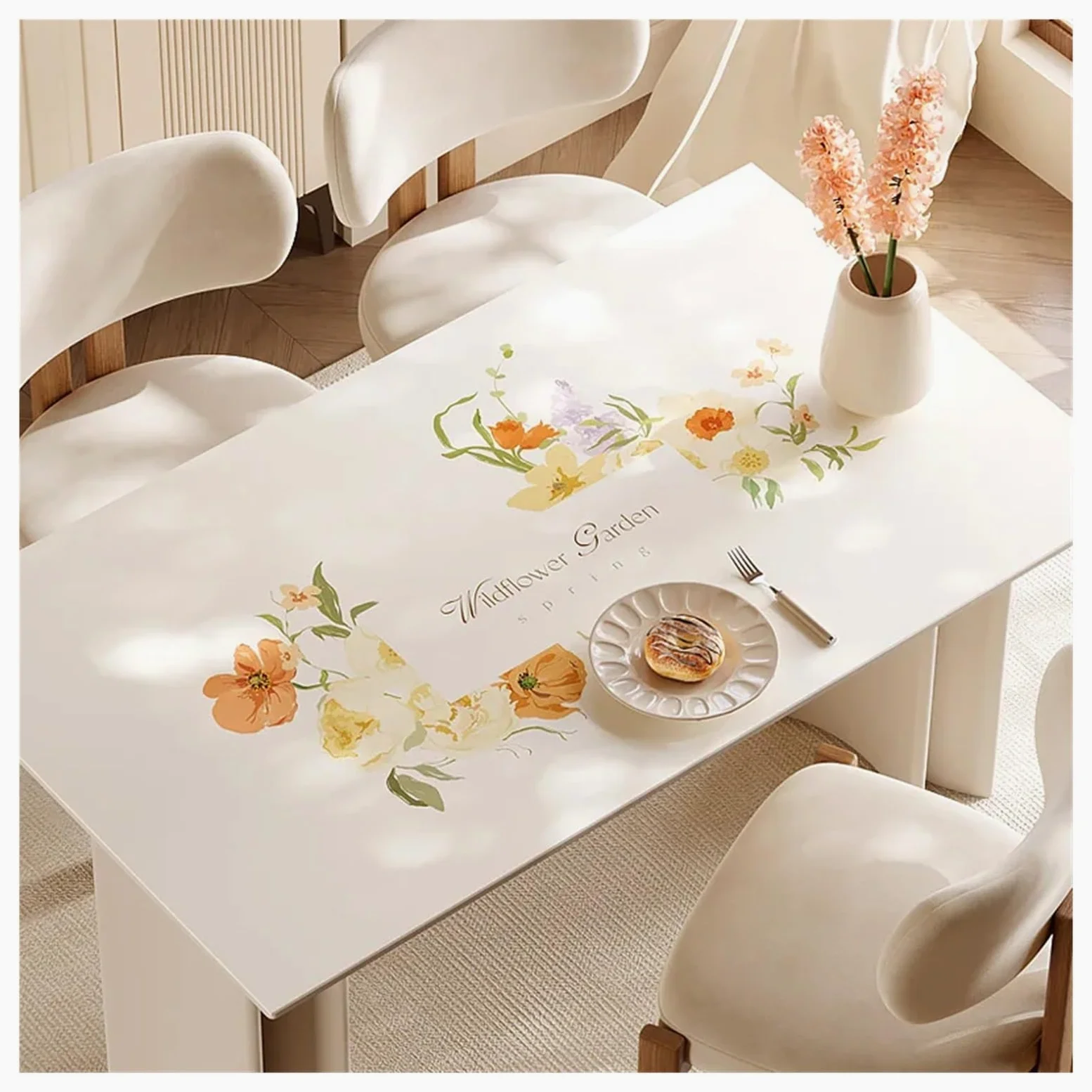 Tappetino da scrivania in pelle Tovaglia moderna in pelle impermeabile, resistente all'olio, al calore, tovaglietta da pranzo for la casa(Color 3,80 * 120CM)
