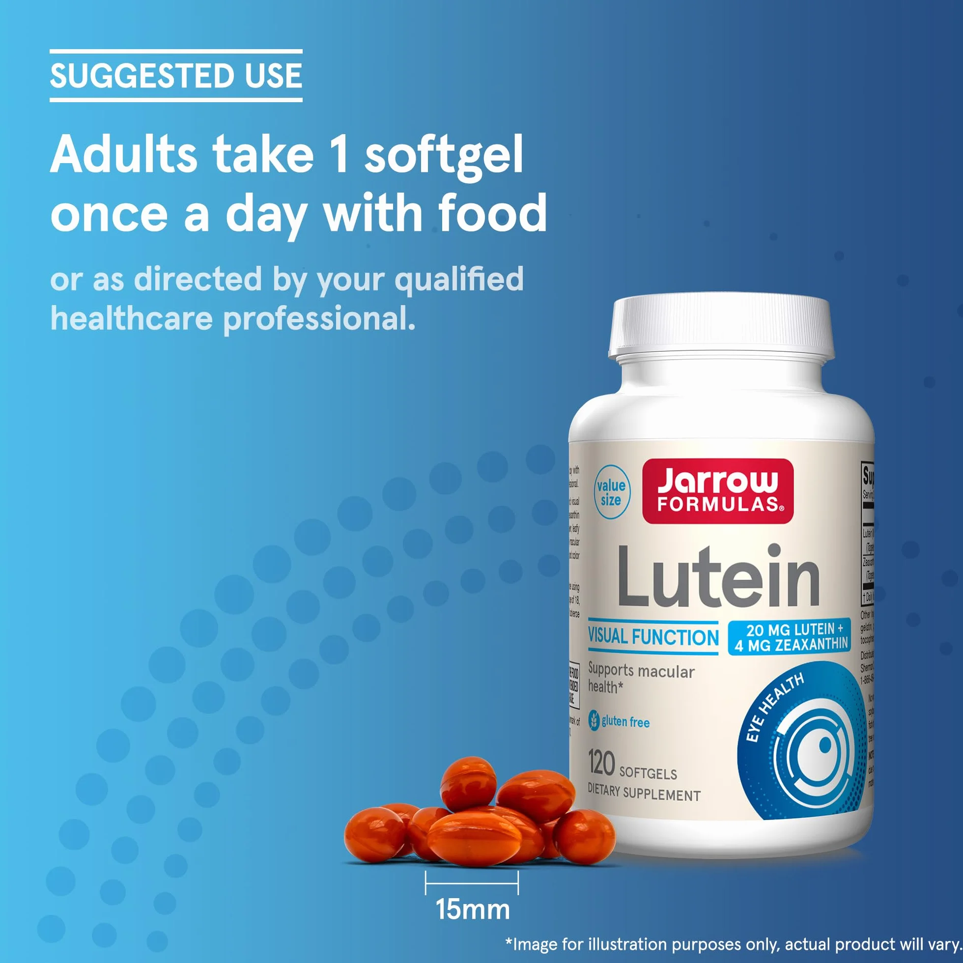 Jarrow Formulas Lutein 20mg - 120 softgels