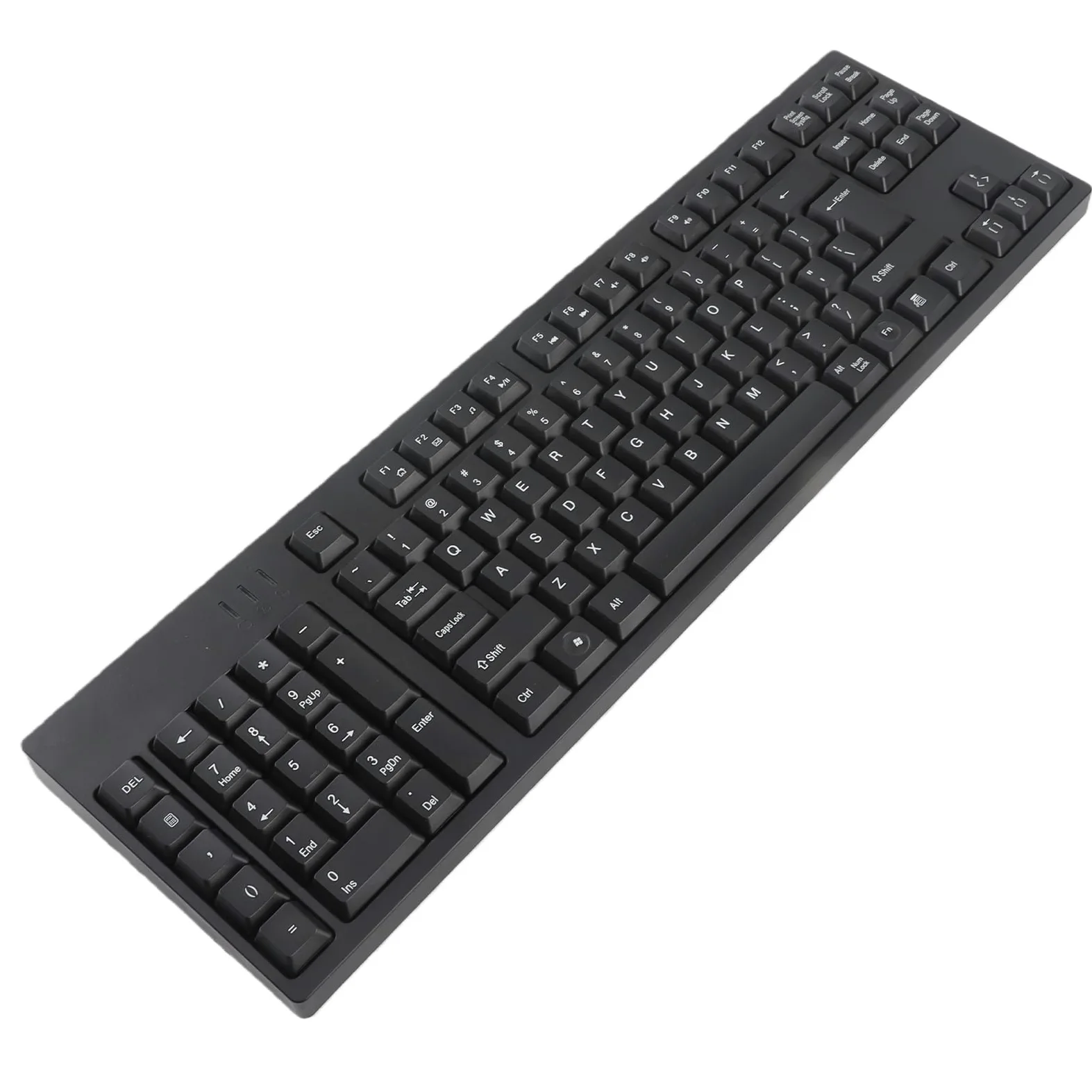 Alomejor Left Handed Keyboard with Ergonomic Layout | Connessione di tipo C, design a 109 tasti, plug and play, materiale ABS, adatto per utenti mancini