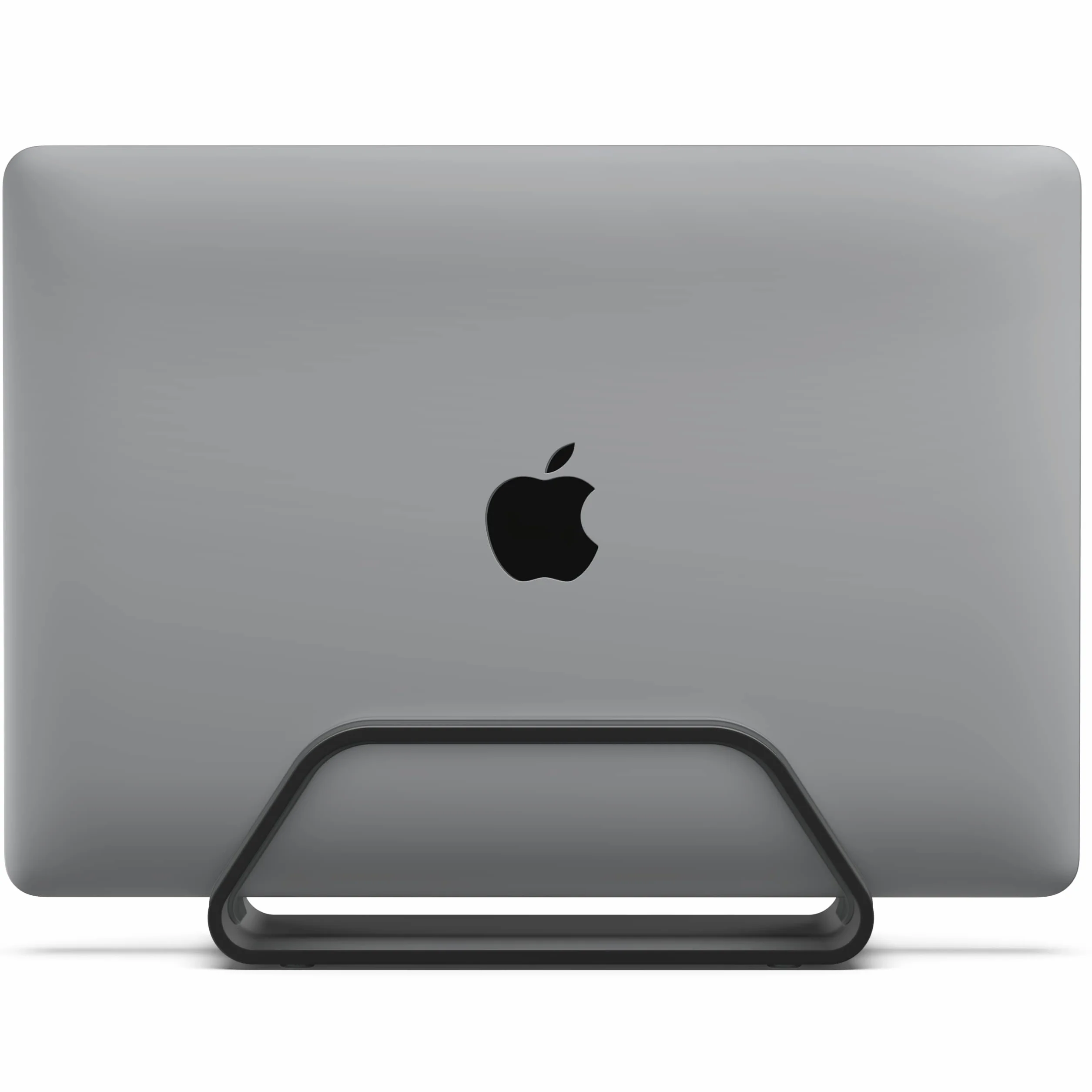 HumanCentric Supporto verticale per MacBook, compatibile con MacBook Pro, supporto per MacBook Air, supporto per computer portatile per Apple Laptop Desk Stand supporto verticale in alluminio, nero