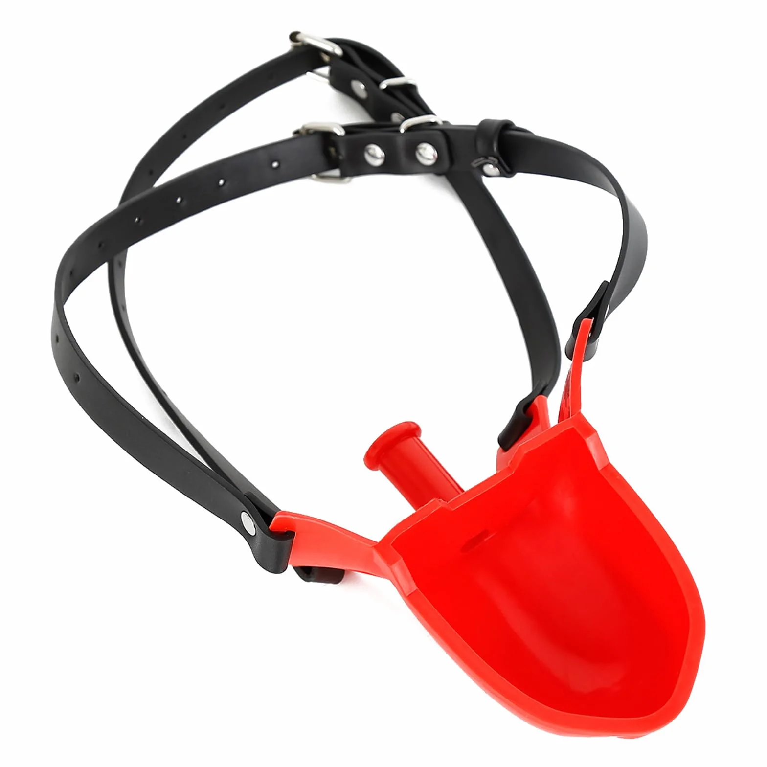 BDSMLOVE Giocattolo BDSM bocca imbavagliata maschera fetish schiavo bendato