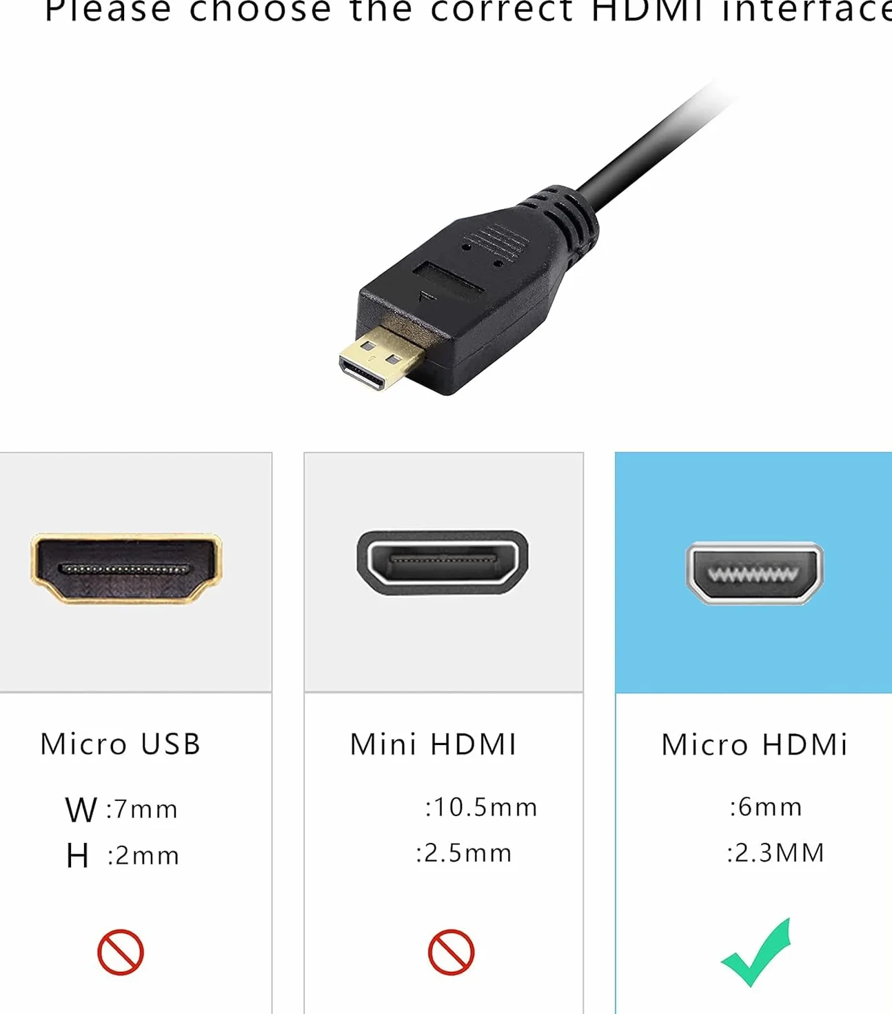 Micro HDMI a VGA Adattatore, Supporto 1080P, VGA Video Converter Adapter, HDCP, per Raspberry Pi 4B, PC, Mac, PS4, Projector