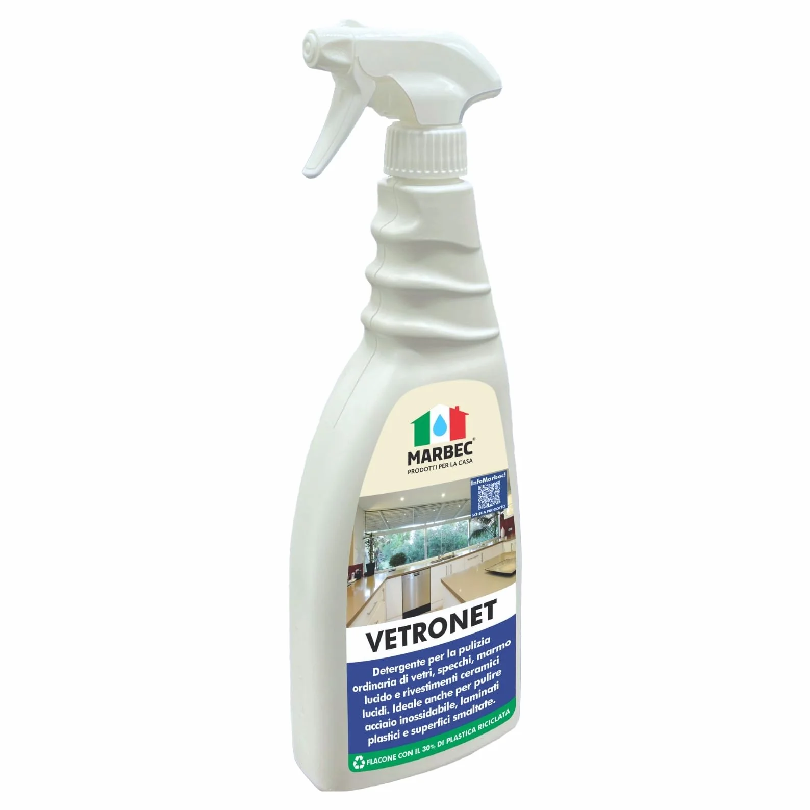 MARBEC VETRONET 750ML Detergente per vetri e superfici lucide
