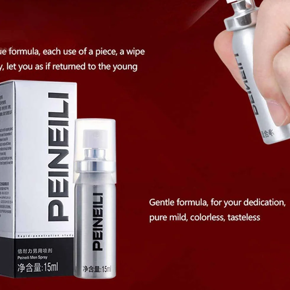 Spray del pene maschile previene l'eiaculazione precoce 15ml Prodotti sessuali