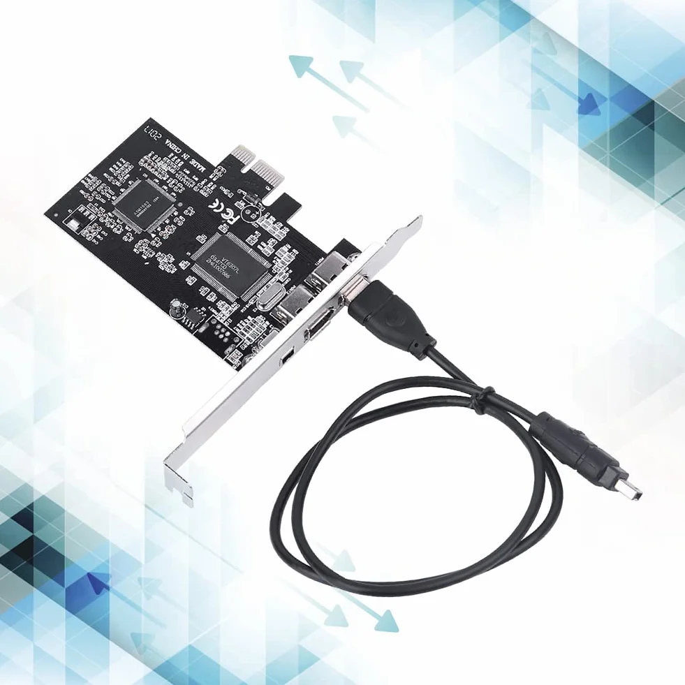 Bewinner PCI-Express Scheda Controller IEEE 1394 FireWire 800Mbps Con Cavo - Per Bus Seriale Ad Alte Prestazioni